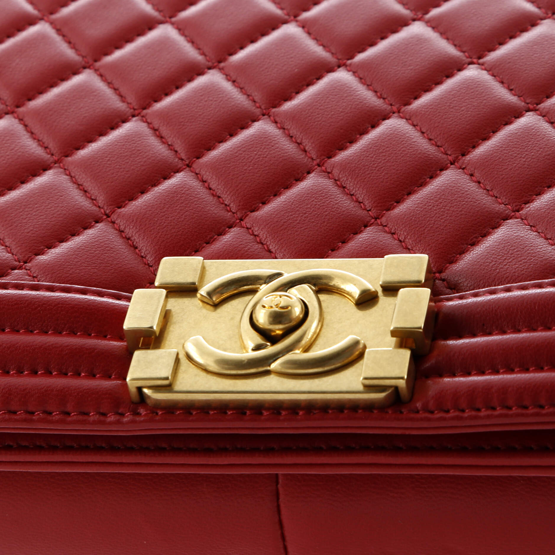 Chanel Boy Flap Bag Quilted Lambskin New Medium