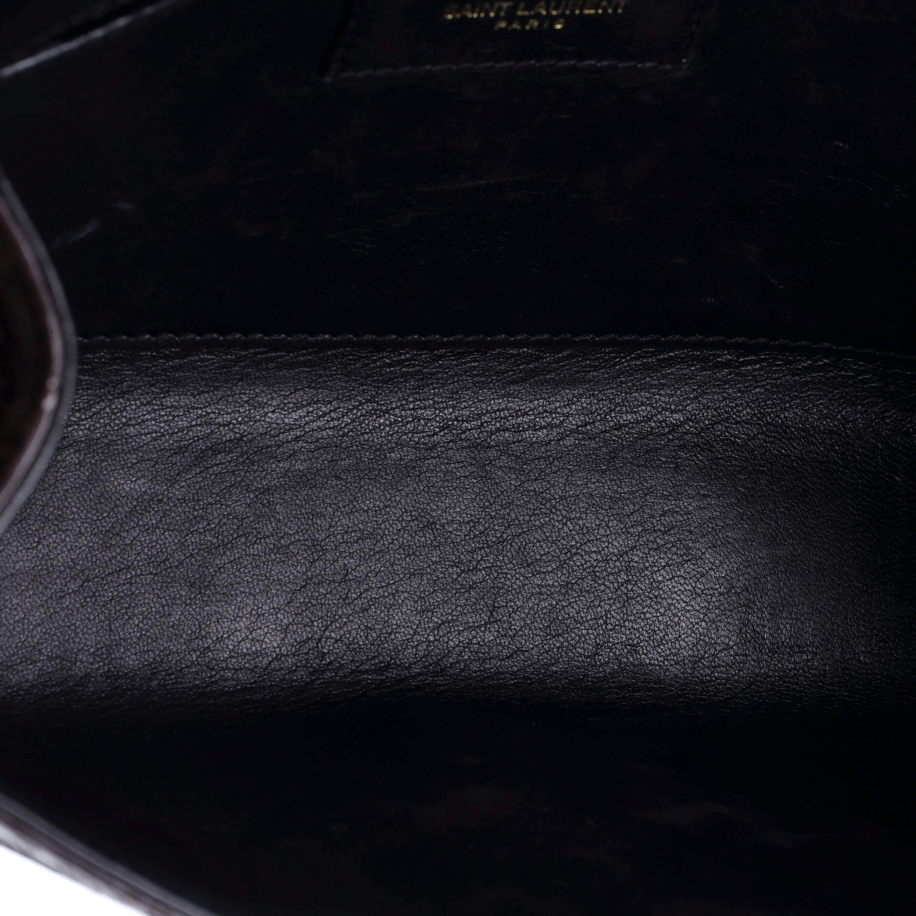 Saint Laurent Classic Monogram Tassel Crossbody Bag Python Medium