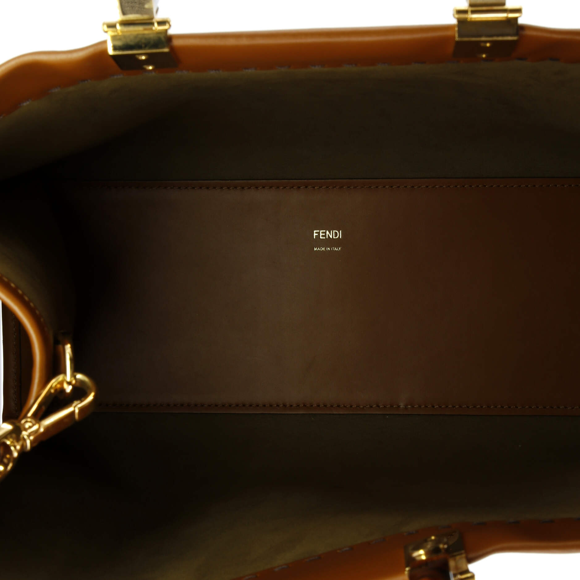 Fendi Sunshine Shopper Tote Leather Medium