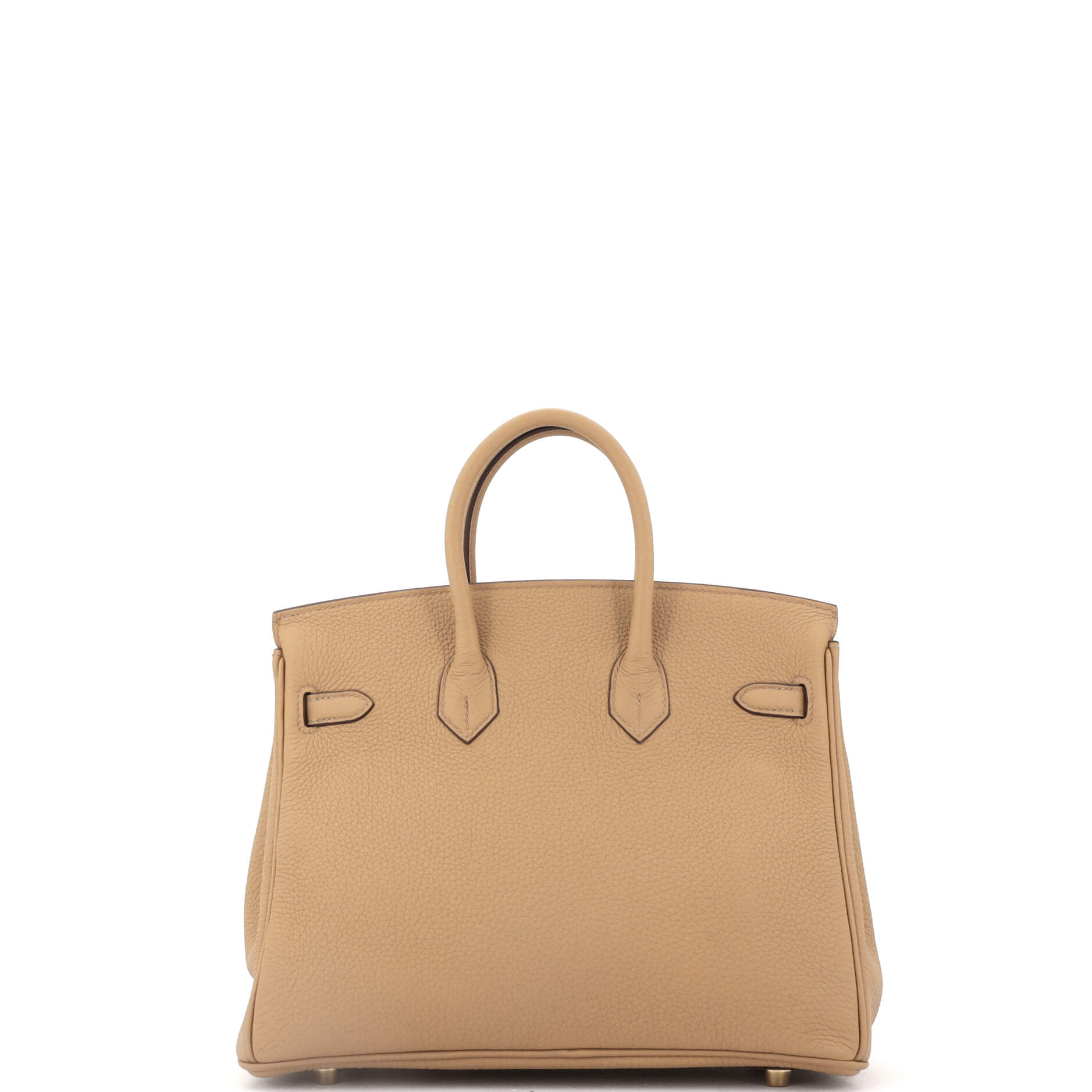 Hermes Birkin Handbag Brown Togo with Gold Hardware 25