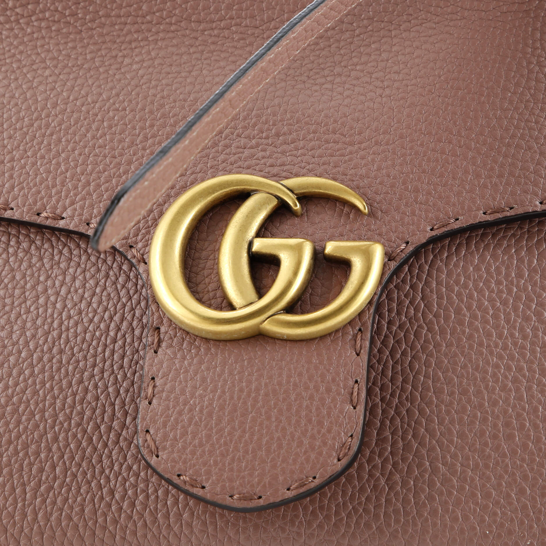Gucci GG Marmont Top Handle Bag Leather Mini