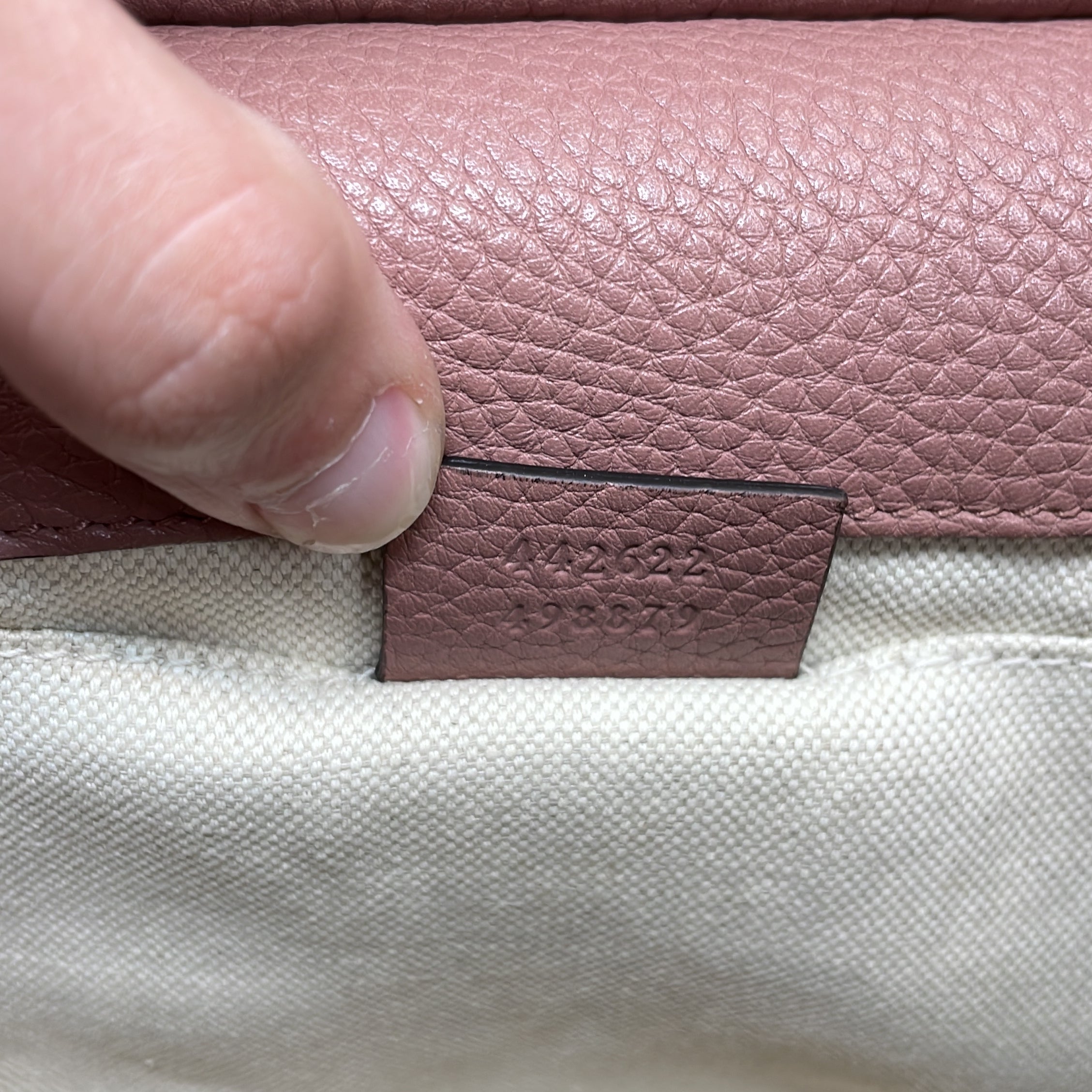 Gucci GG Marmont Top Handle Bag Leather Mini