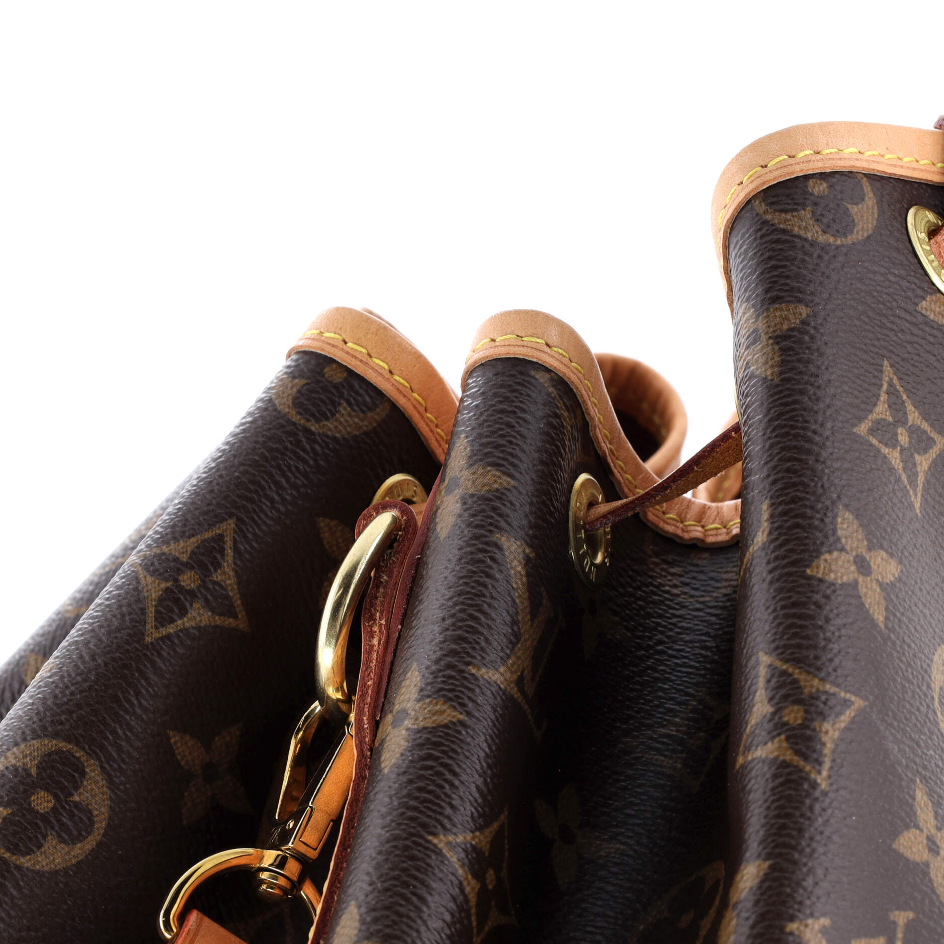 Louis Vuitton Noe Handbag Monogram Canvas Large