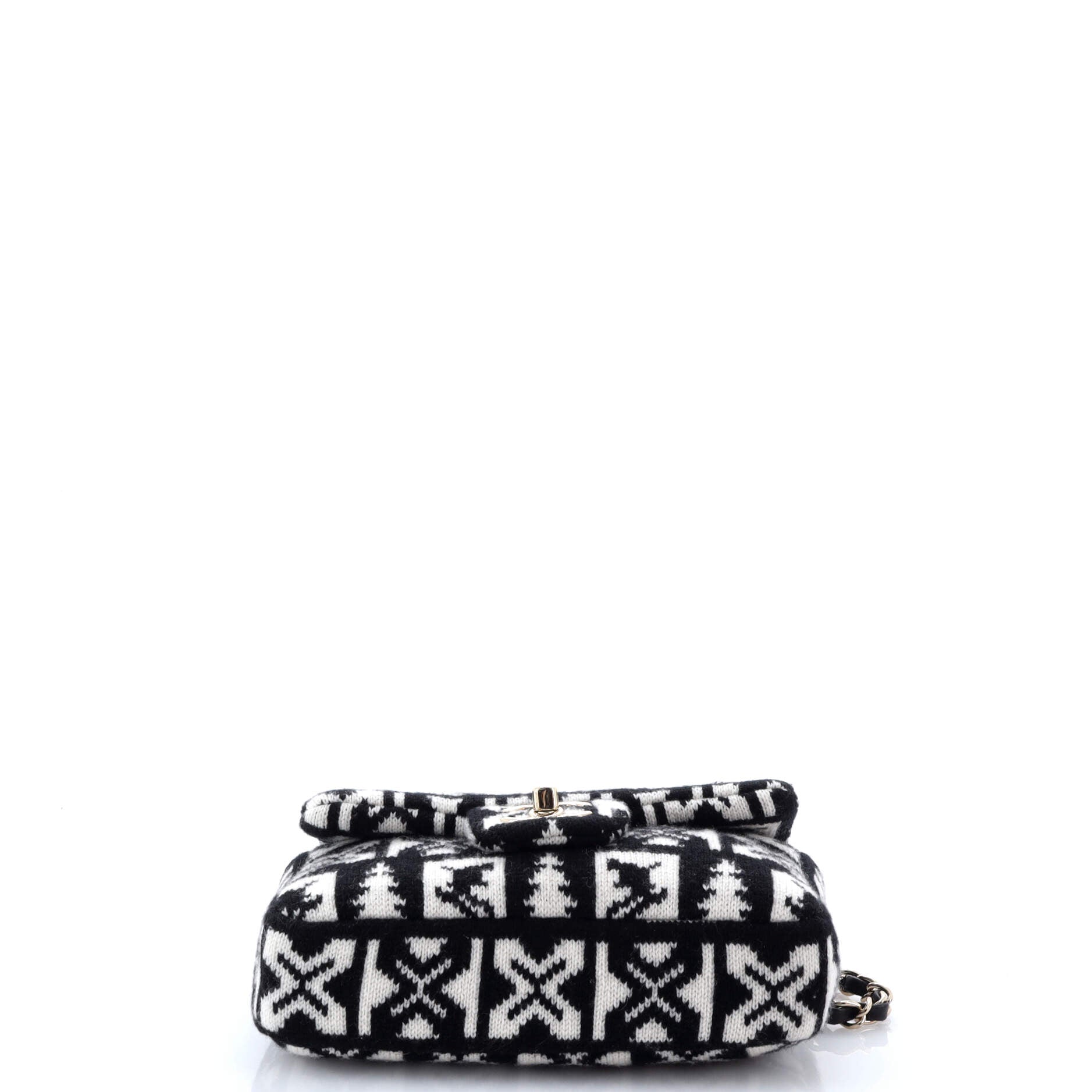 Chanel Coco Neige Flap Bag Cashmere Knit Mini