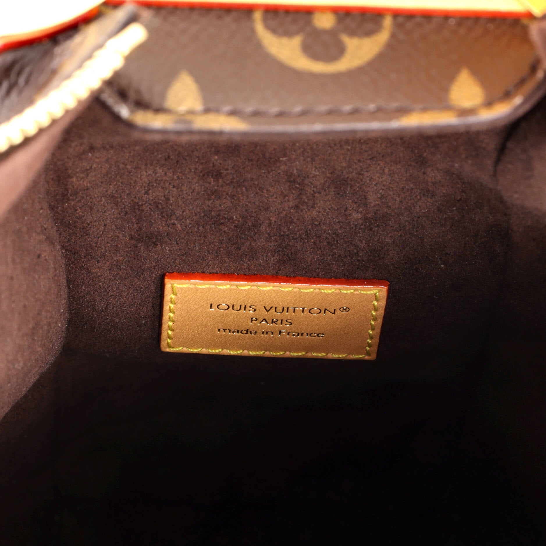 Louis Vuitton Side Trunk Handbag Monogram Canvas GM
