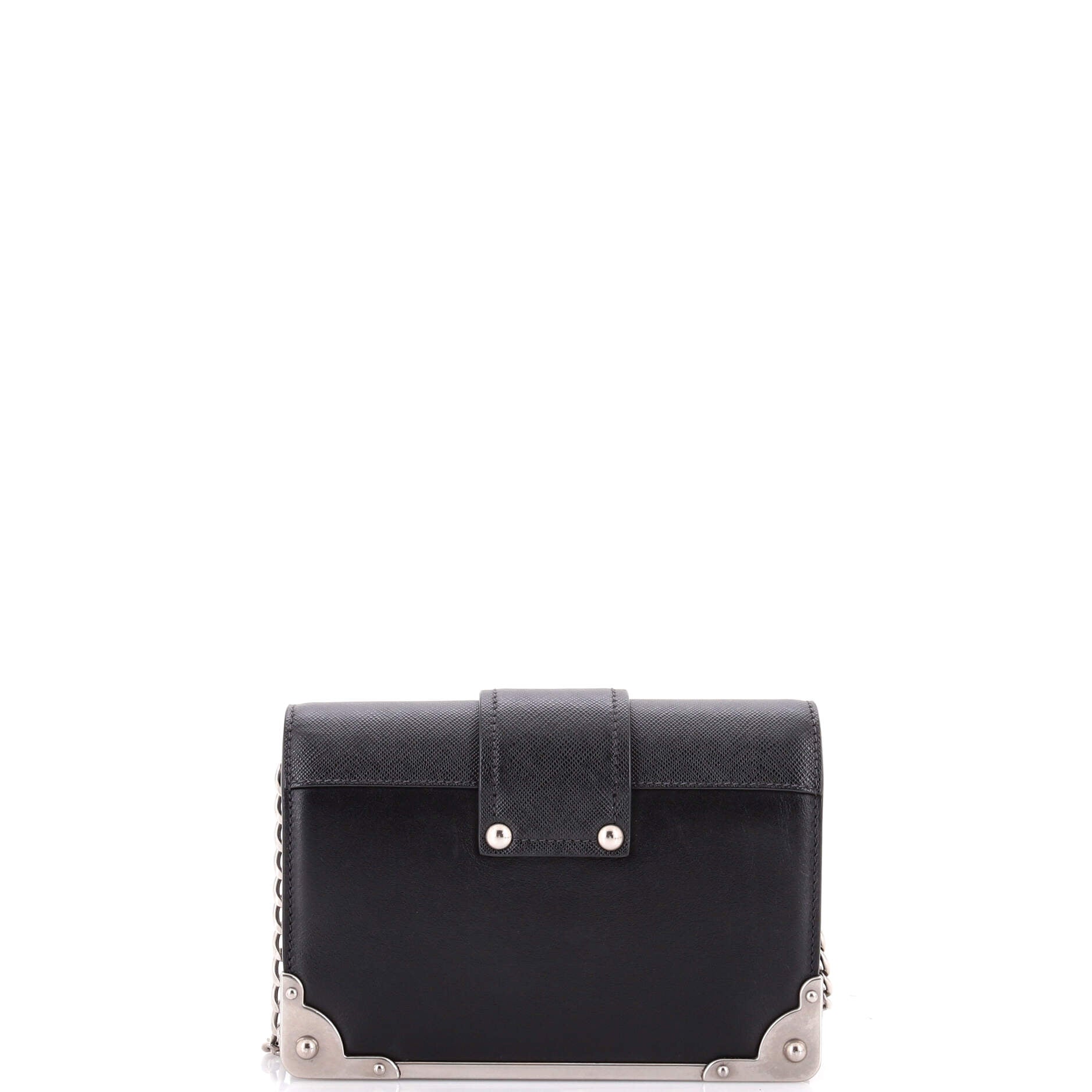 Prada Cahier Crossbody Bag Embellished Leather Small