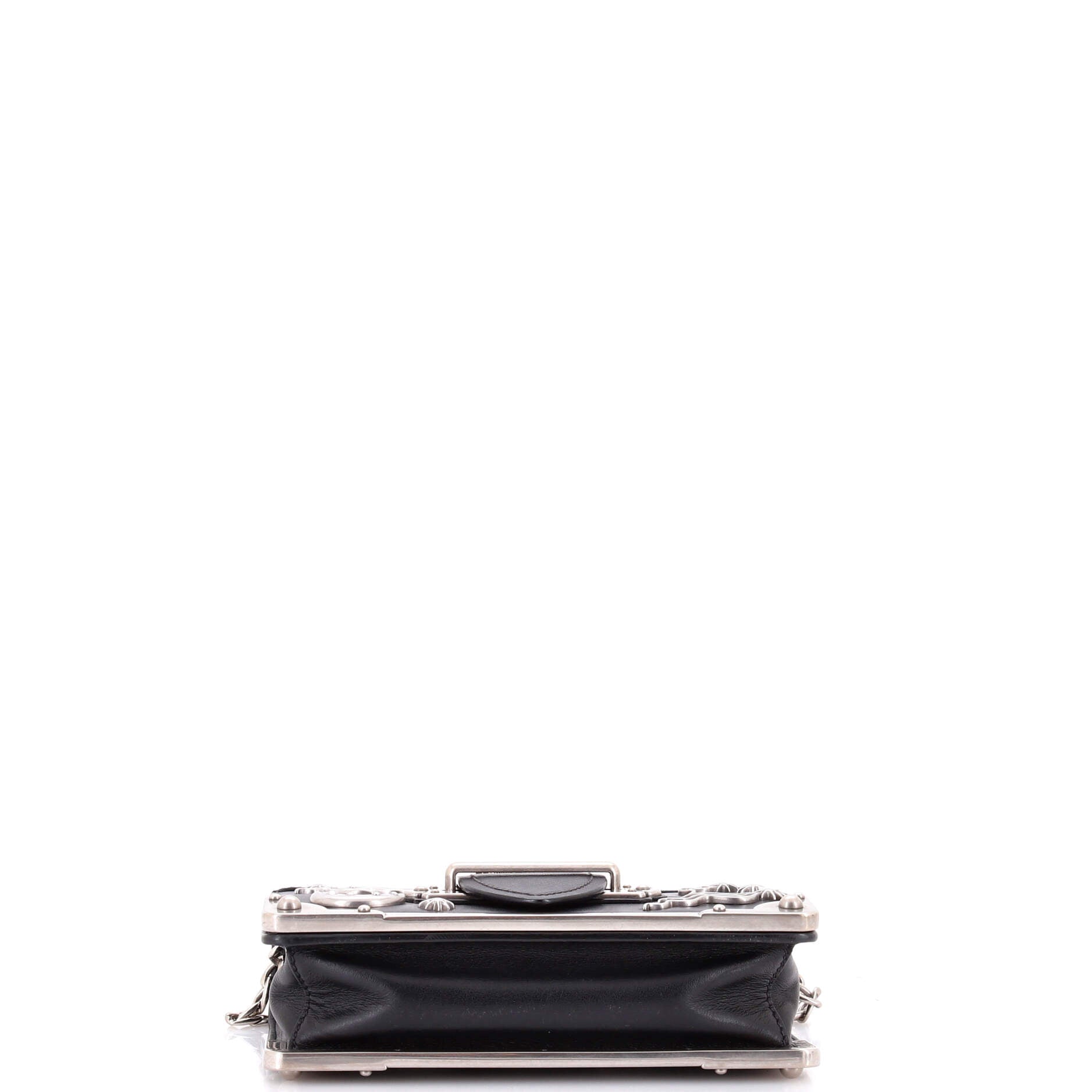Prada Cahier Crossbody Bag Embellished Leather Small