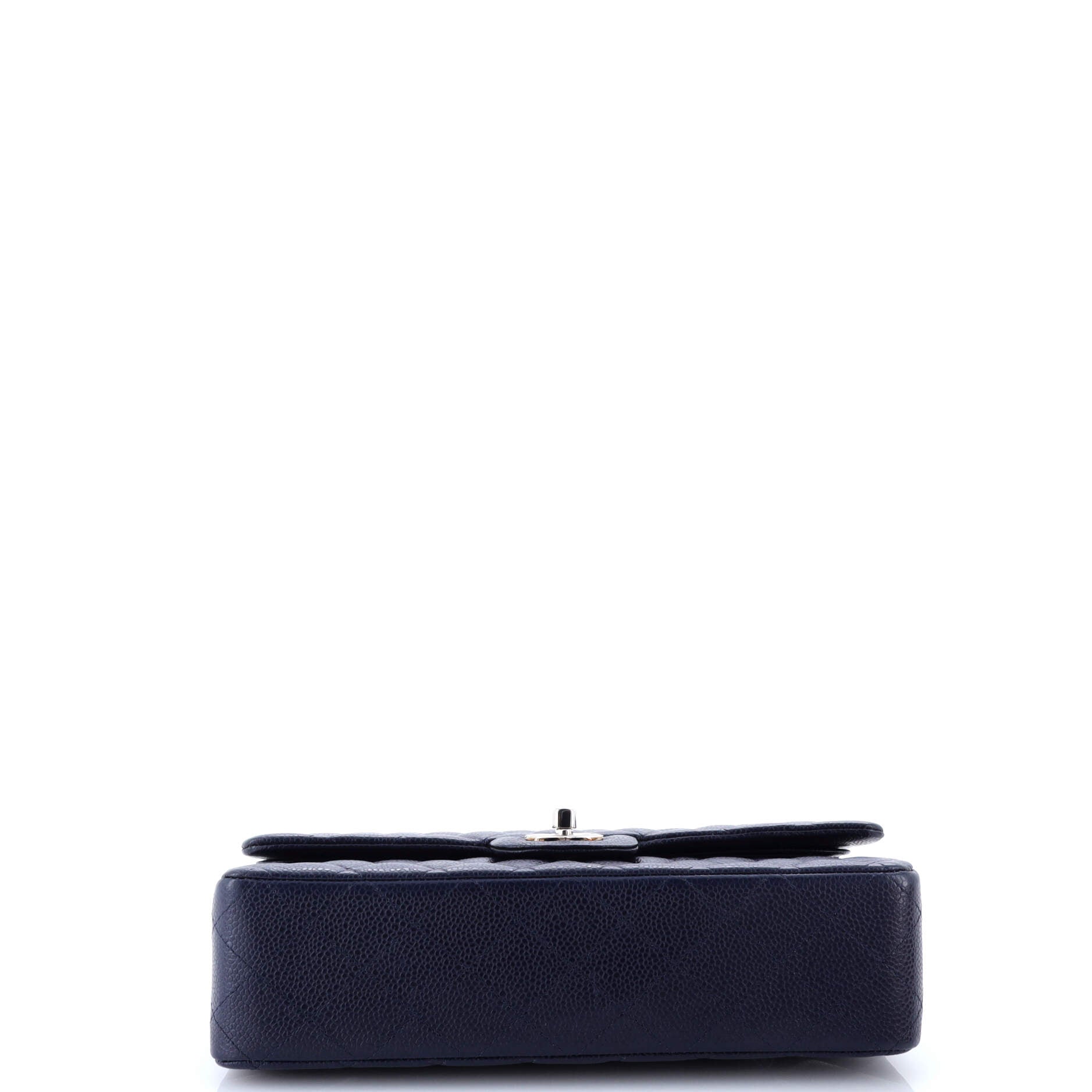 Chanel Classic Double Flap Bag Quilted Caviar Medium