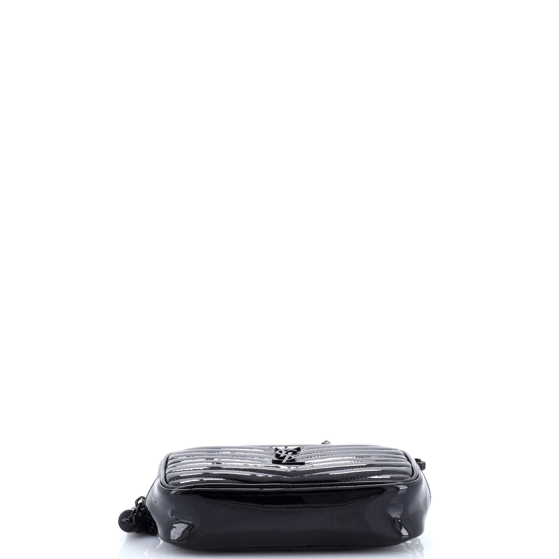 Saint Laurent Lou Camera Bag Matelasse Chevron Patent Mini