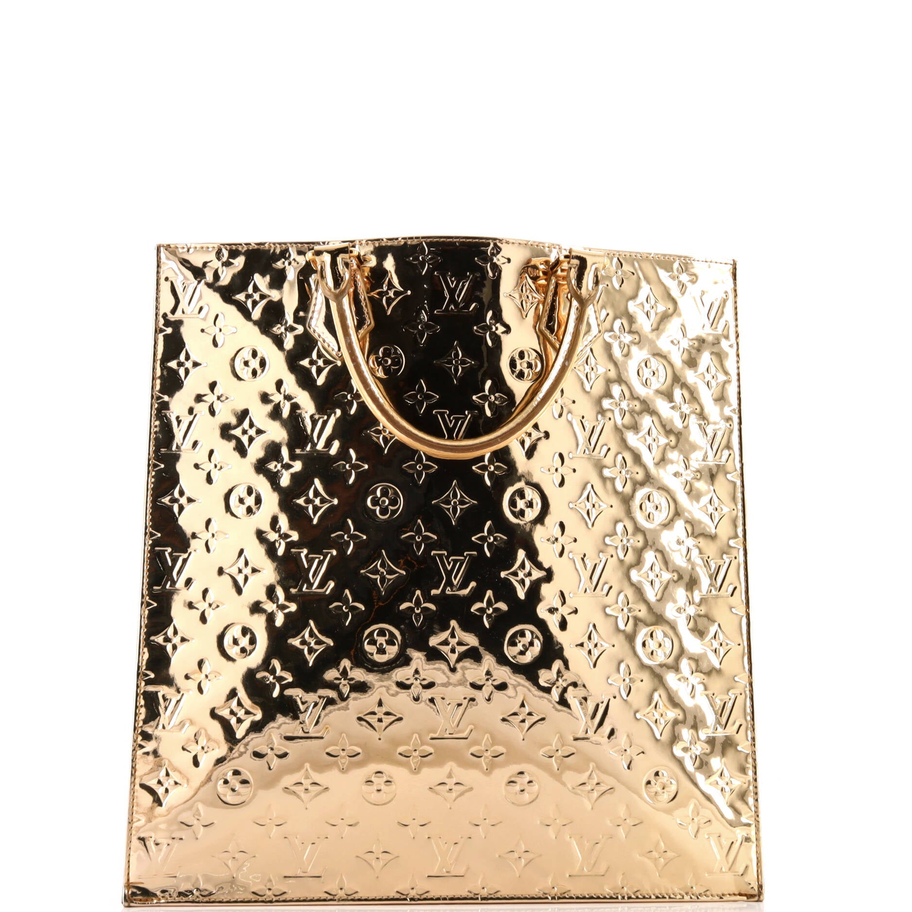 Louis Vuitton Sac Plat Bag Monogram Miroir PVC