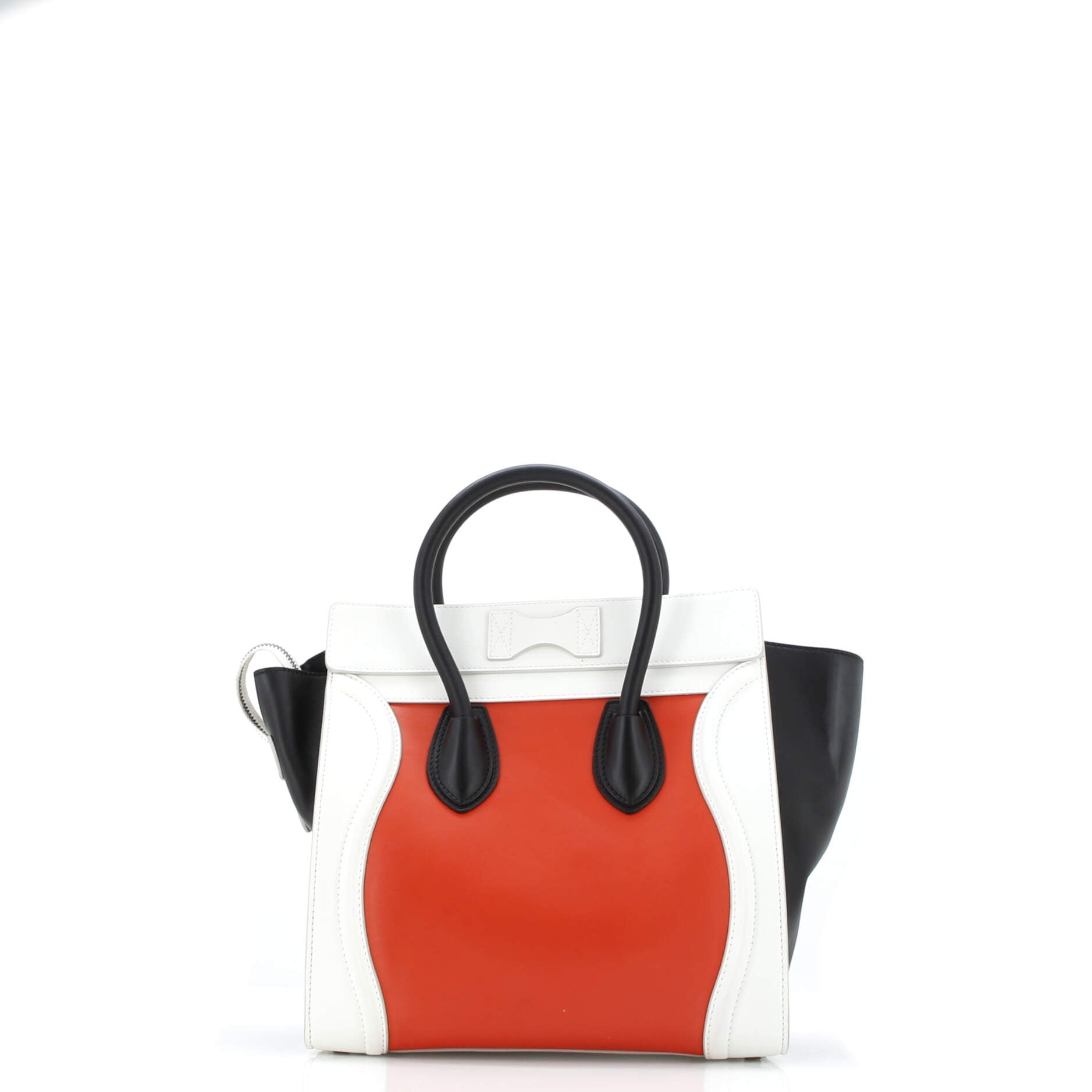 Celine Tricolor Luggage Bag Leather Mini