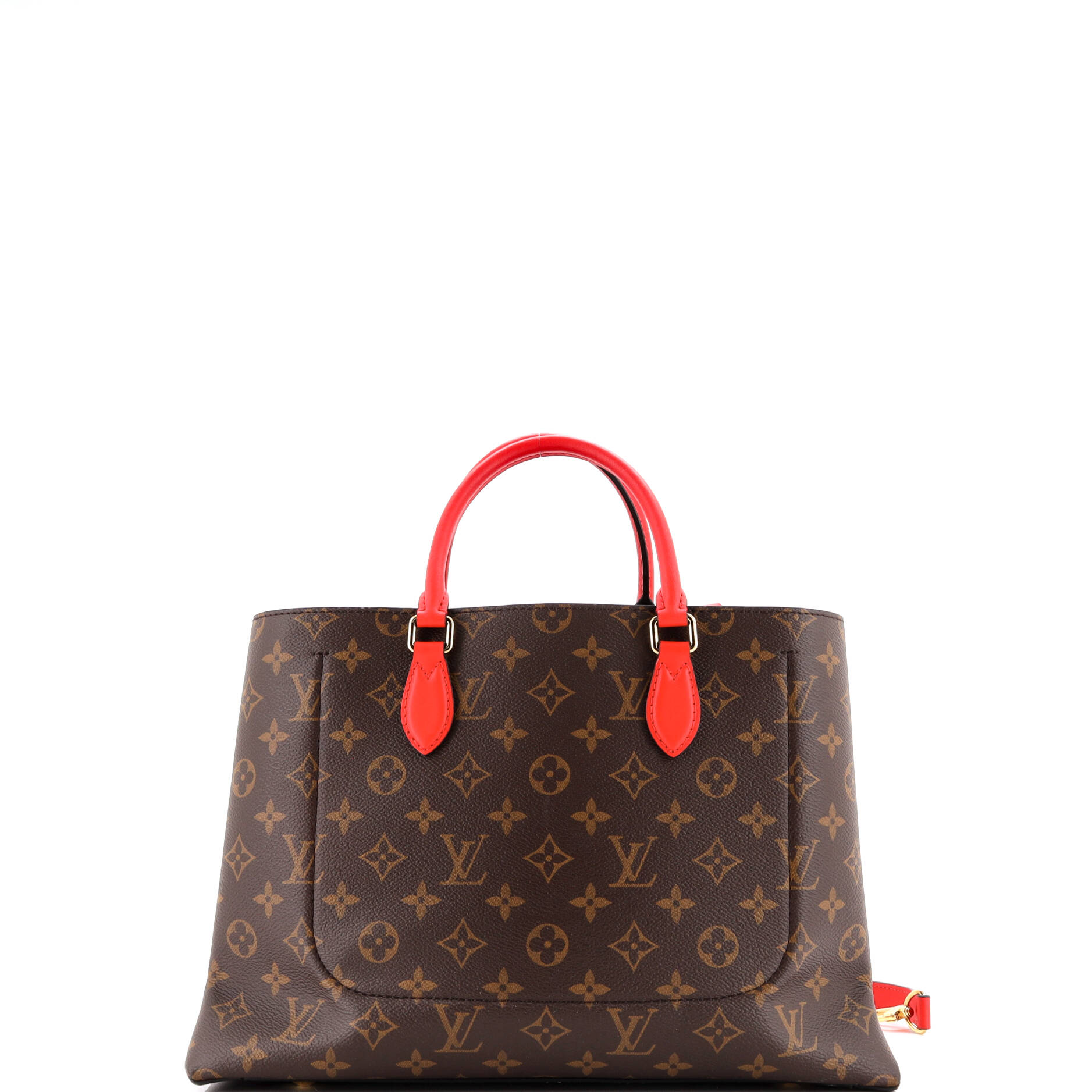 Louis Vuitton Flower Tote Monogram Canvas with Leather
