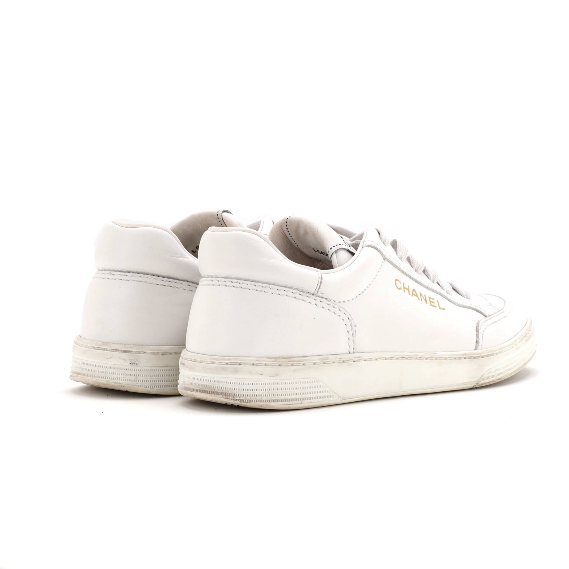 Chanel Women's CC Logo Low-Top Sneakers Leather