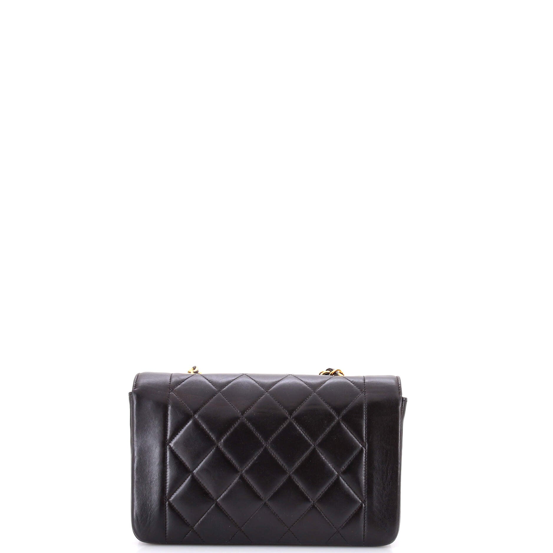Chanel Vintage Diana Flap Bag Quilted Lambskin Small