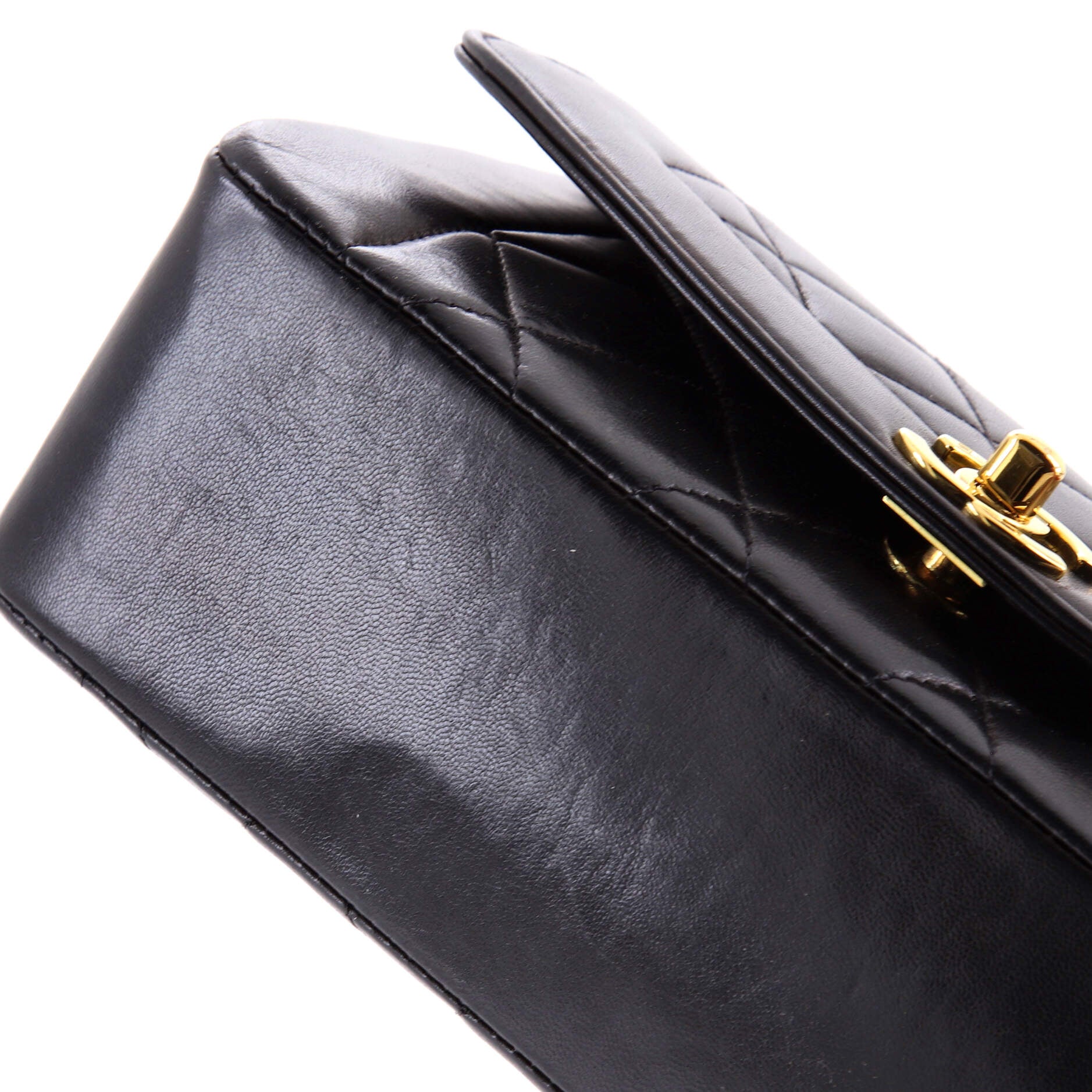 Chanel Vintage Diana Flap Bag Quilted Lambskin Small