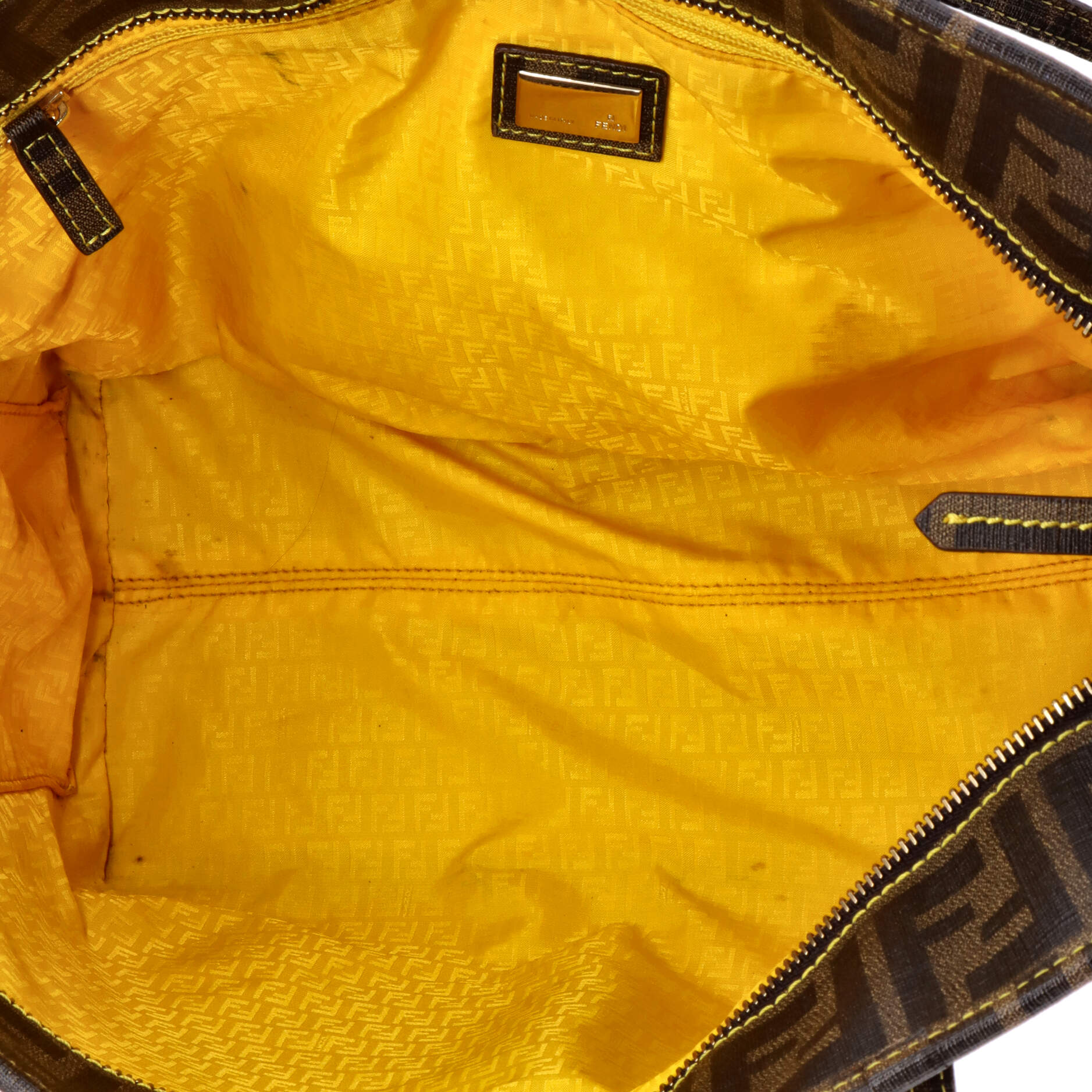 Fendi Roll Tote Zucca Coated Canvas Medium