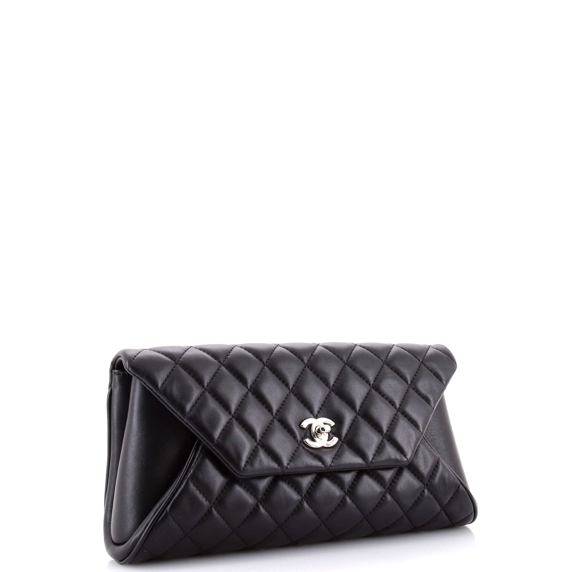 Chanel Fold Up Again Clutch Quilted Lambskin