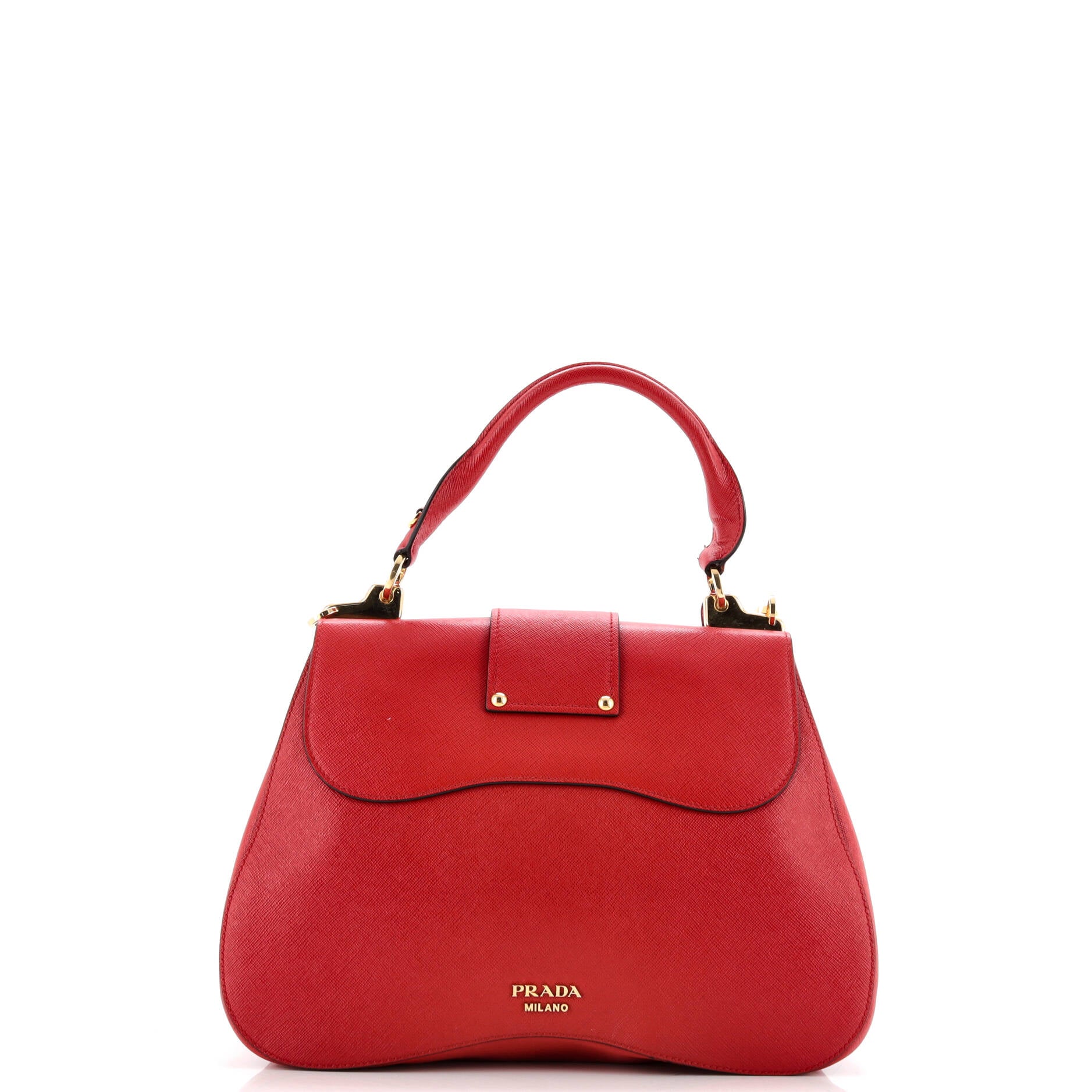 Prada Sidonie Top Handle Bag Saffiano Leather Large