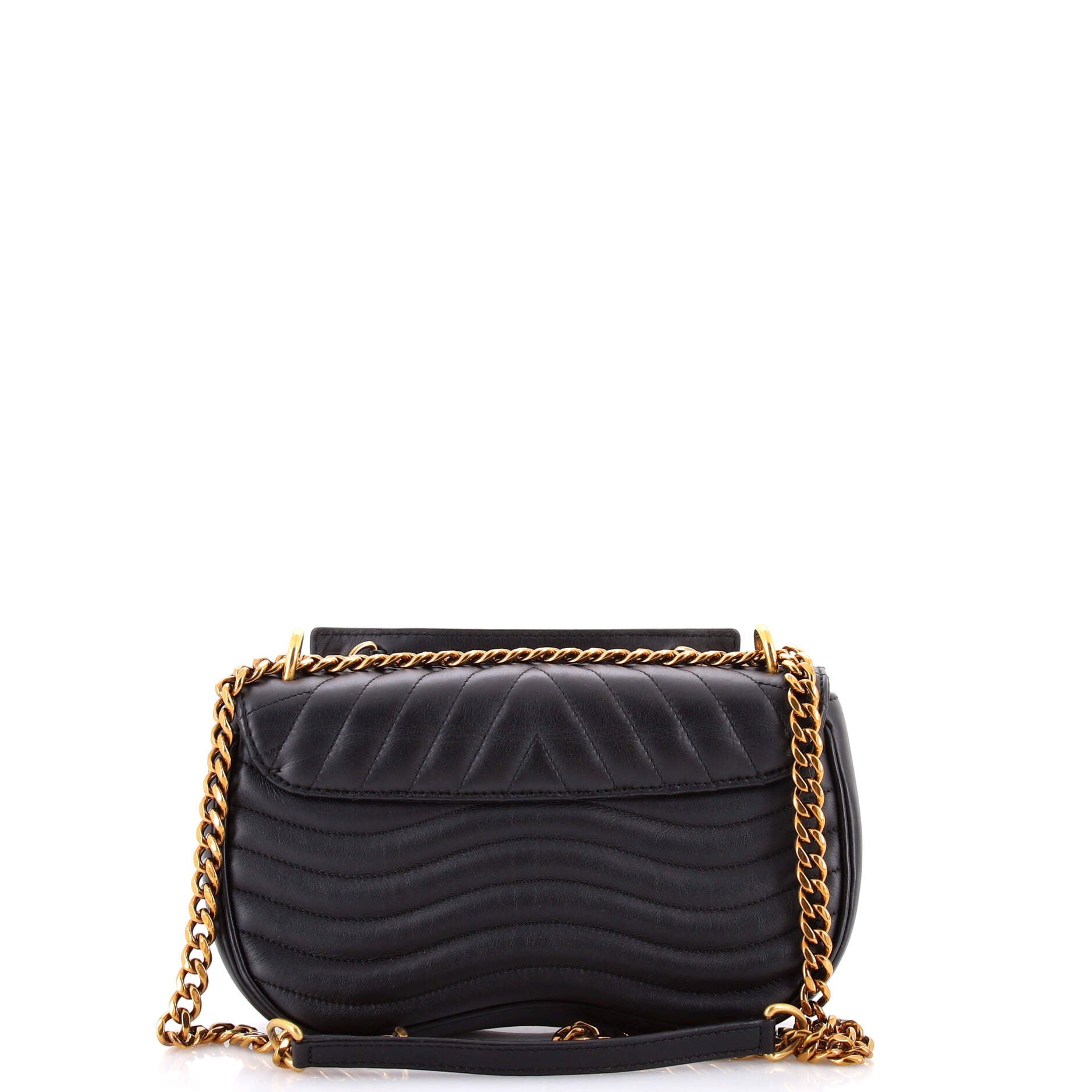 Louis Vuitton New Wave Chain Bag Quilted Leather MM
