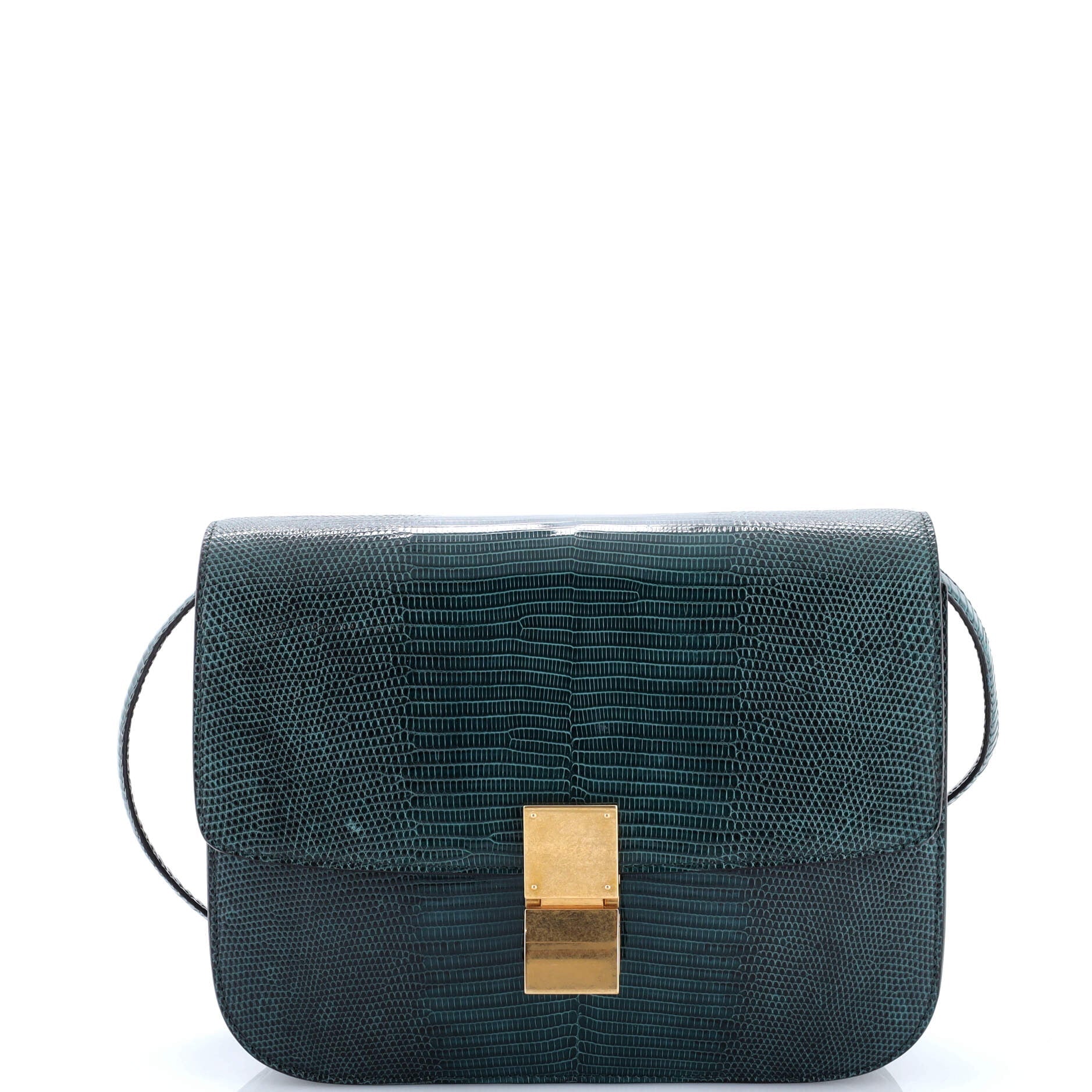 Celine Classic Box Bag Lizard Medium