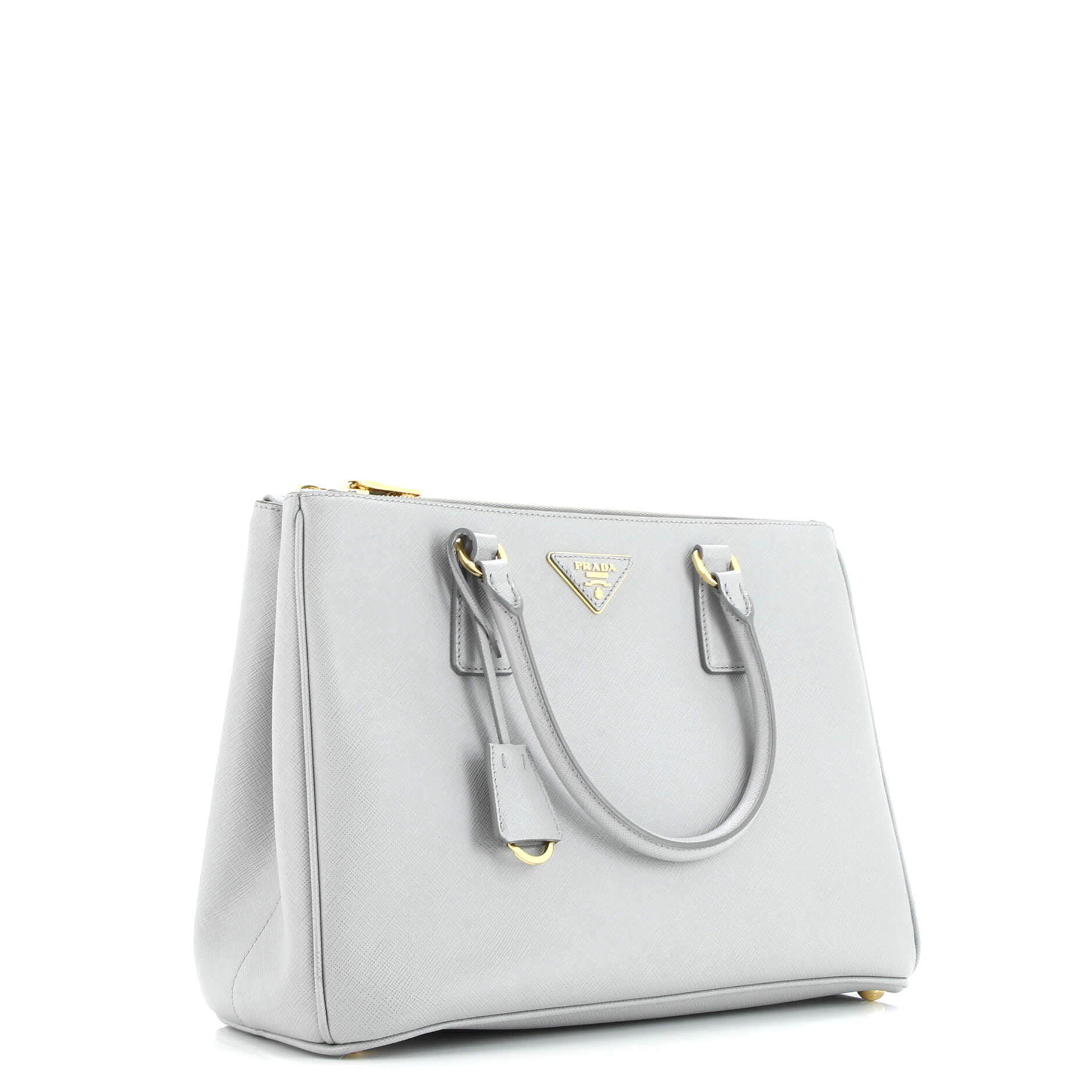 Prada Galleria Double Zip Tote Saffiano Leather Medium