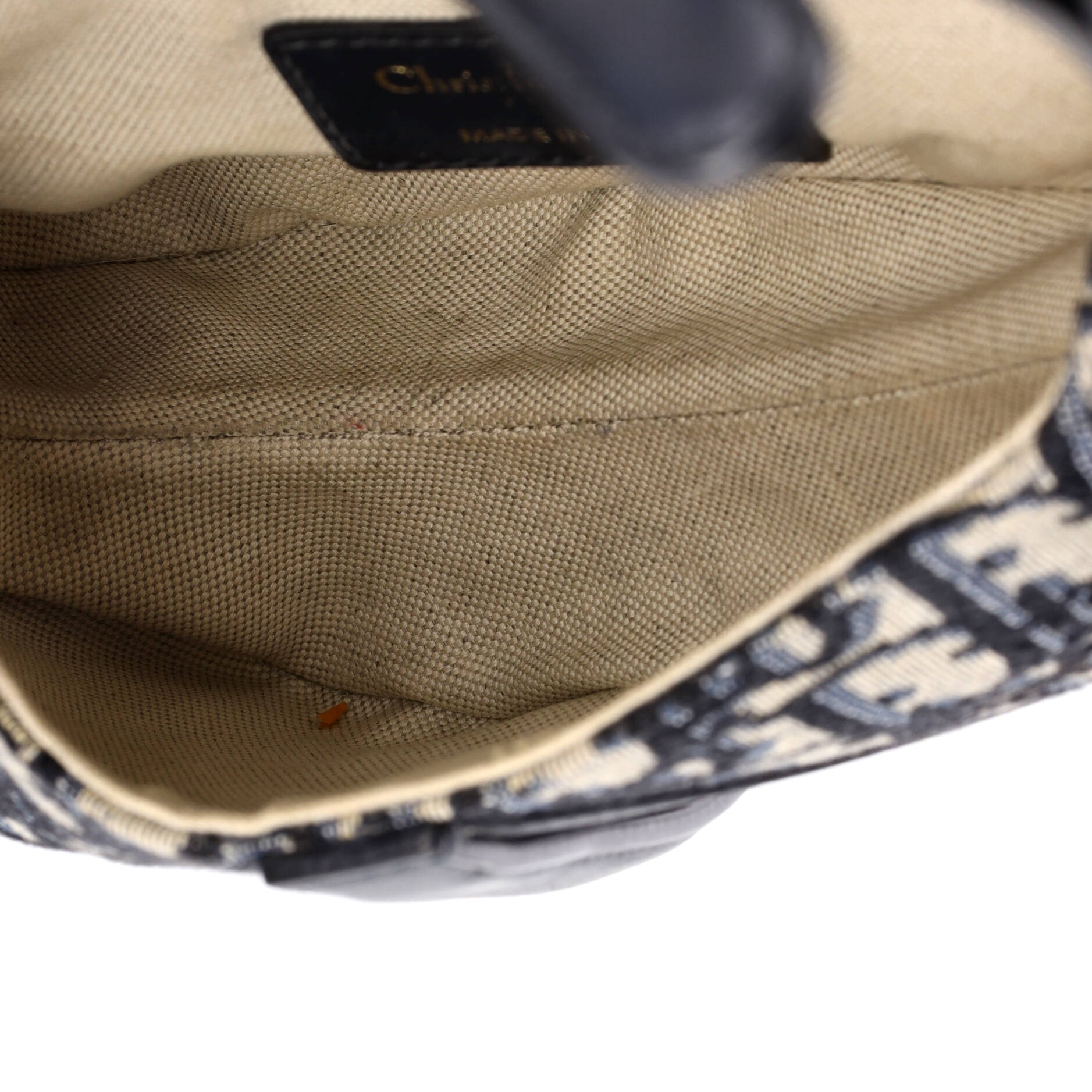 Christian Dior Saddle Handbag Oblique Canvas Mini