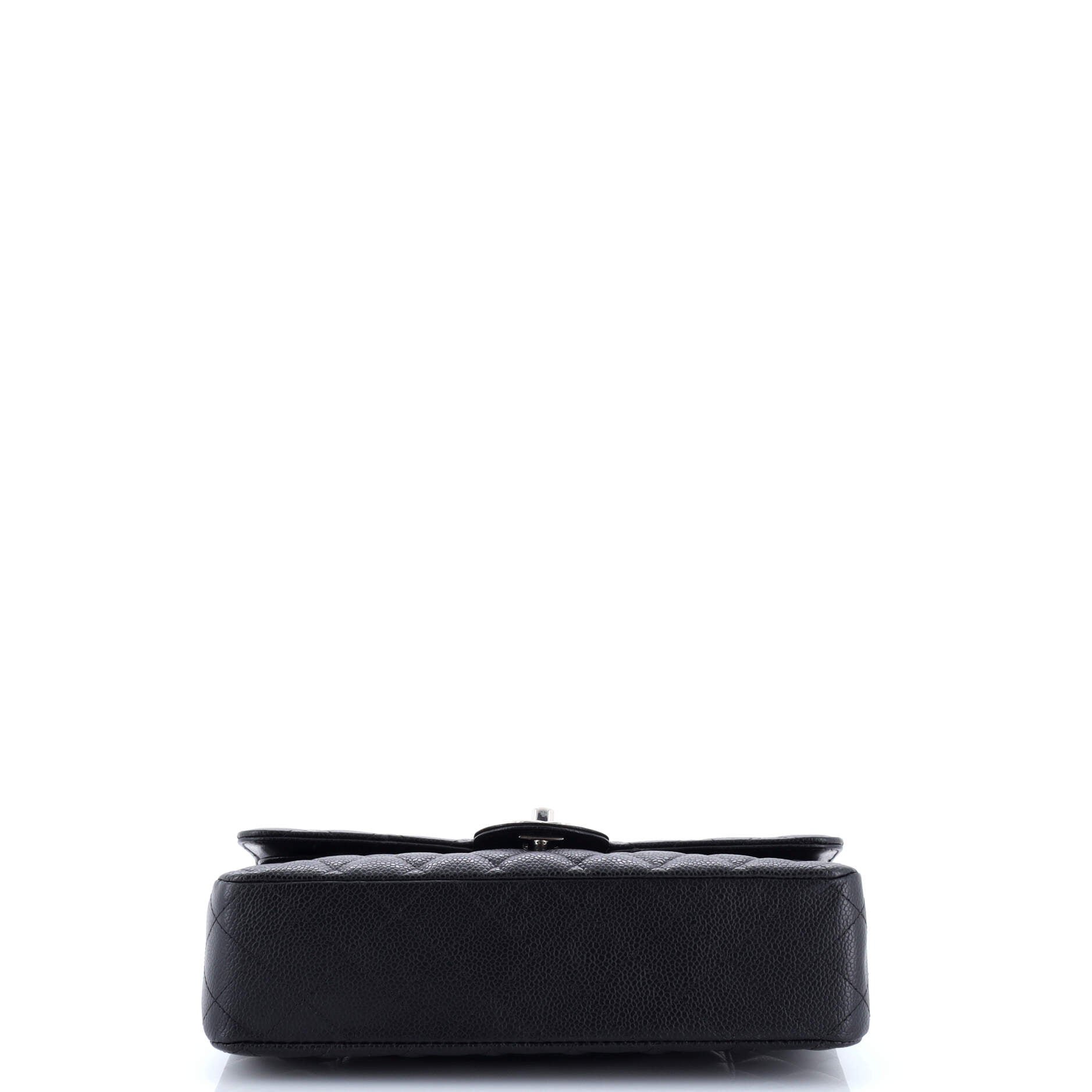 Chanel Classic Double Flap Bag Quilted Caviar Medium