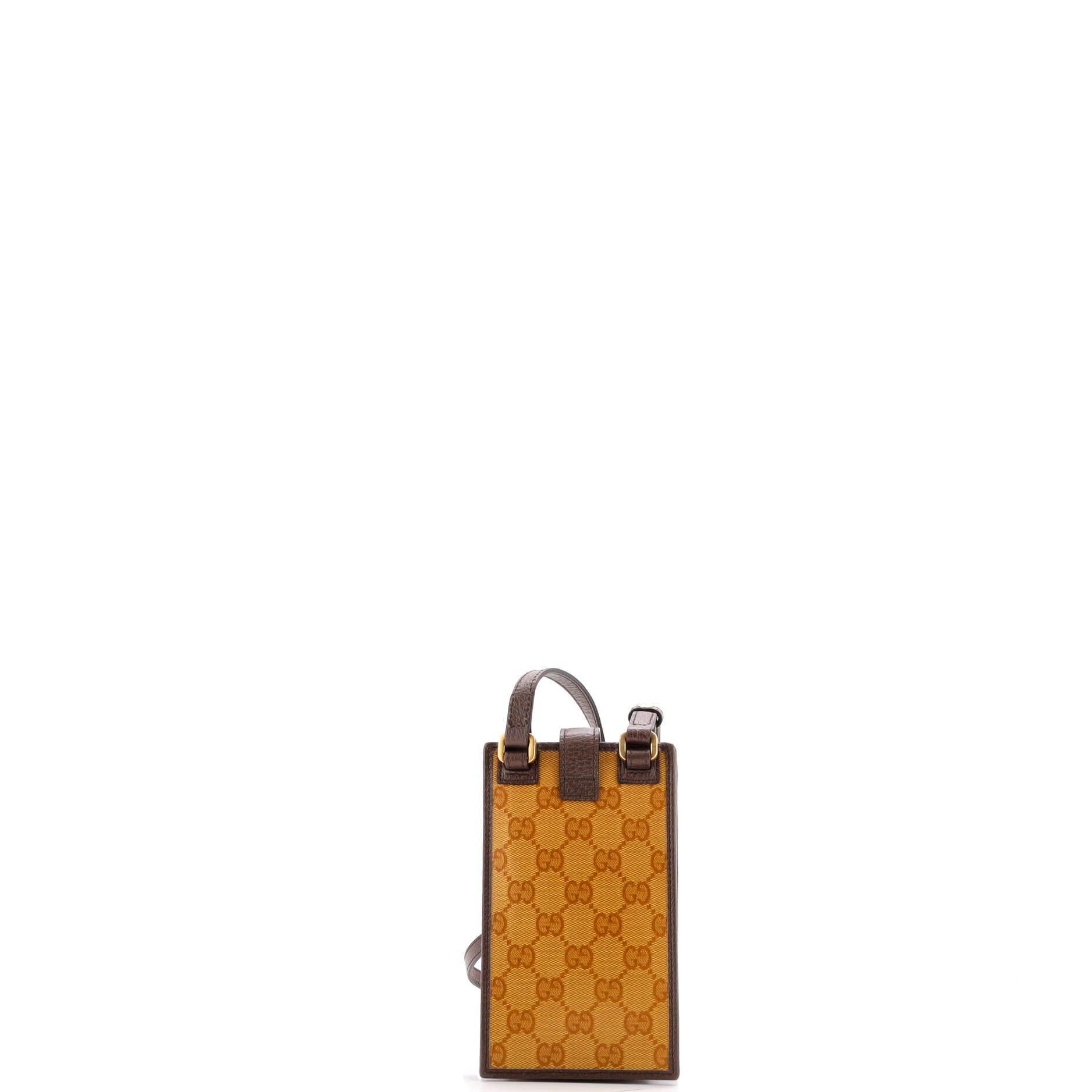 Gucci x adidas Phone Crossbody Bag GG Coated Canvas