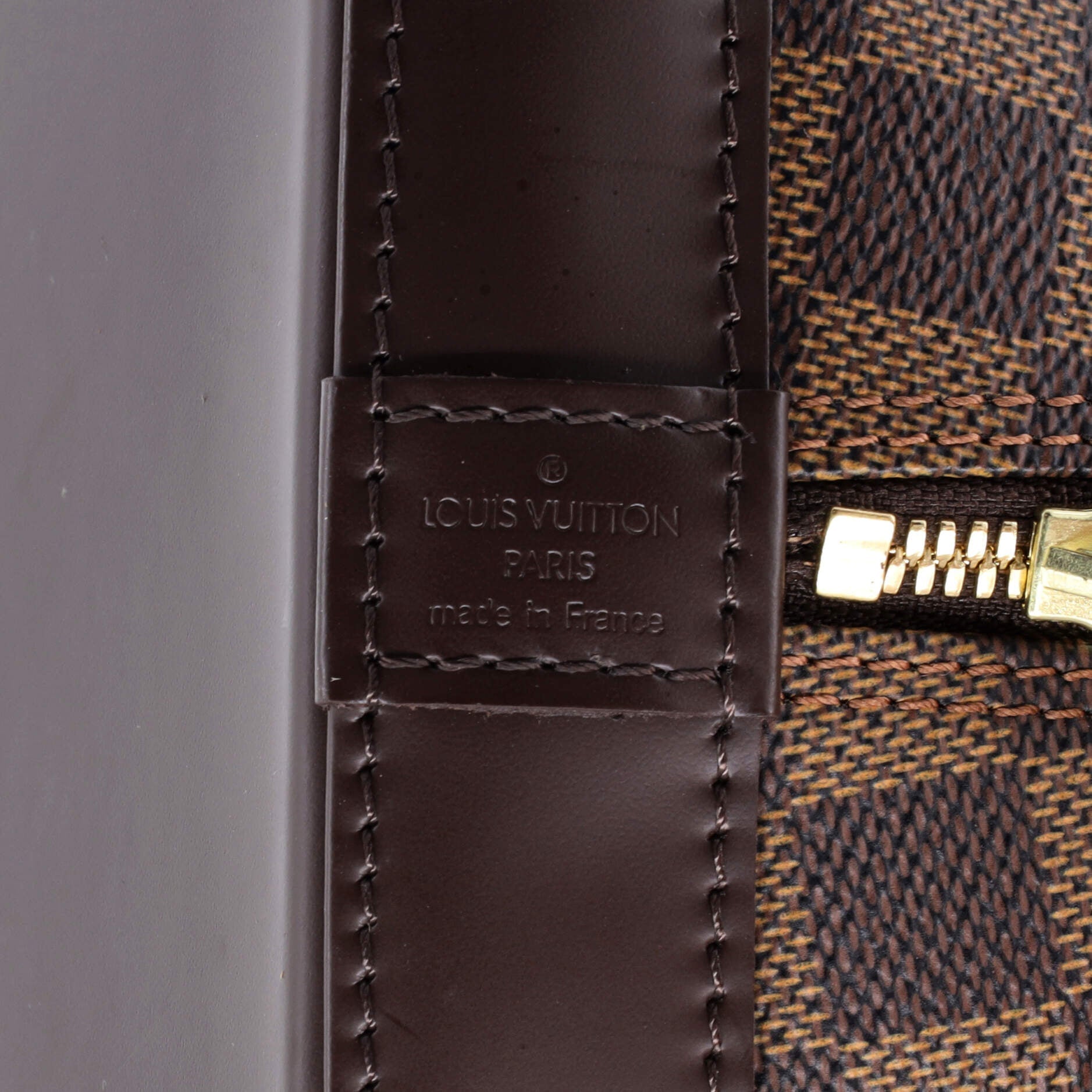 Louis Vuitton Vintage Alma Handbag Damier PM