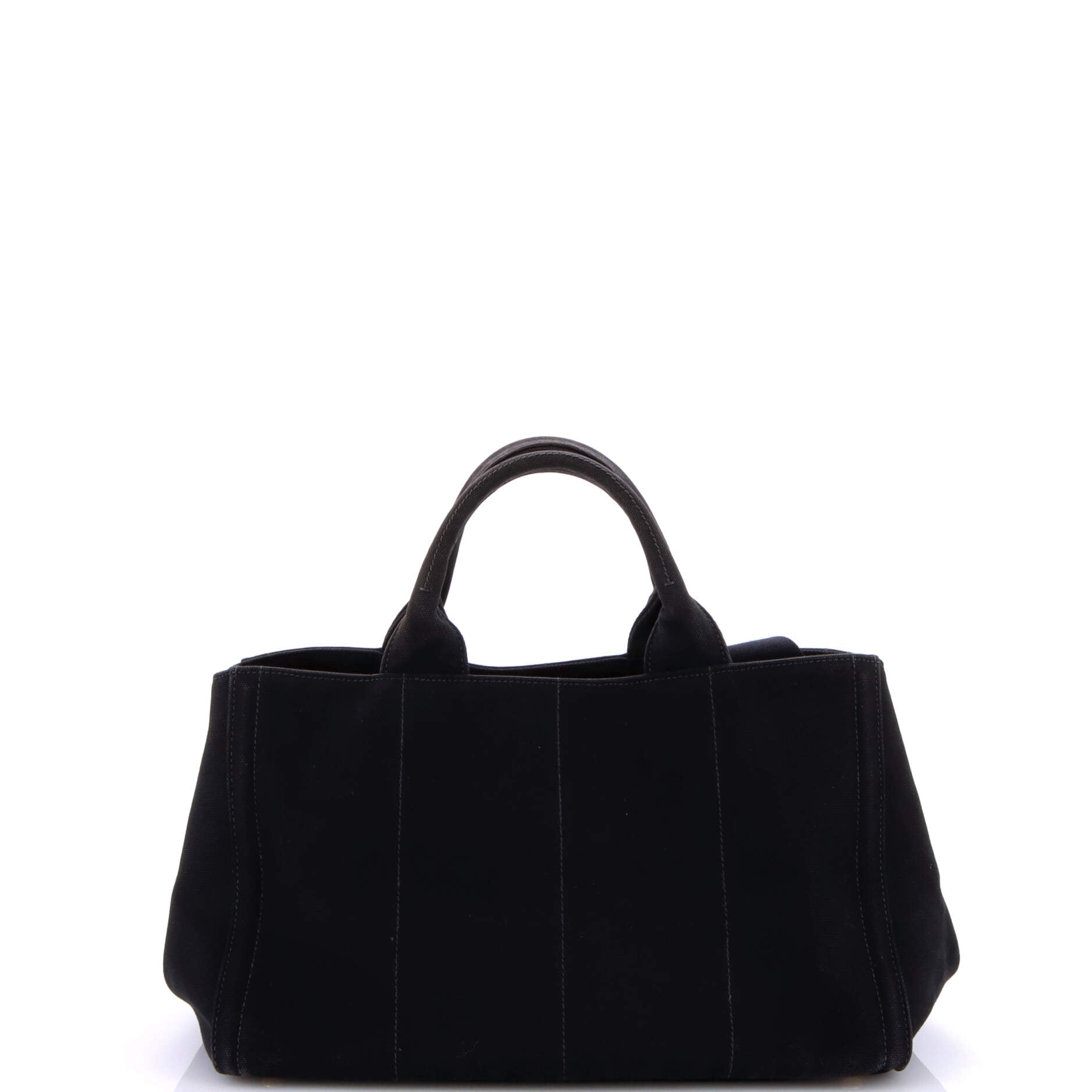 Prada Canapa Convertible Tote Rhinestone Embellished Canvas Medium