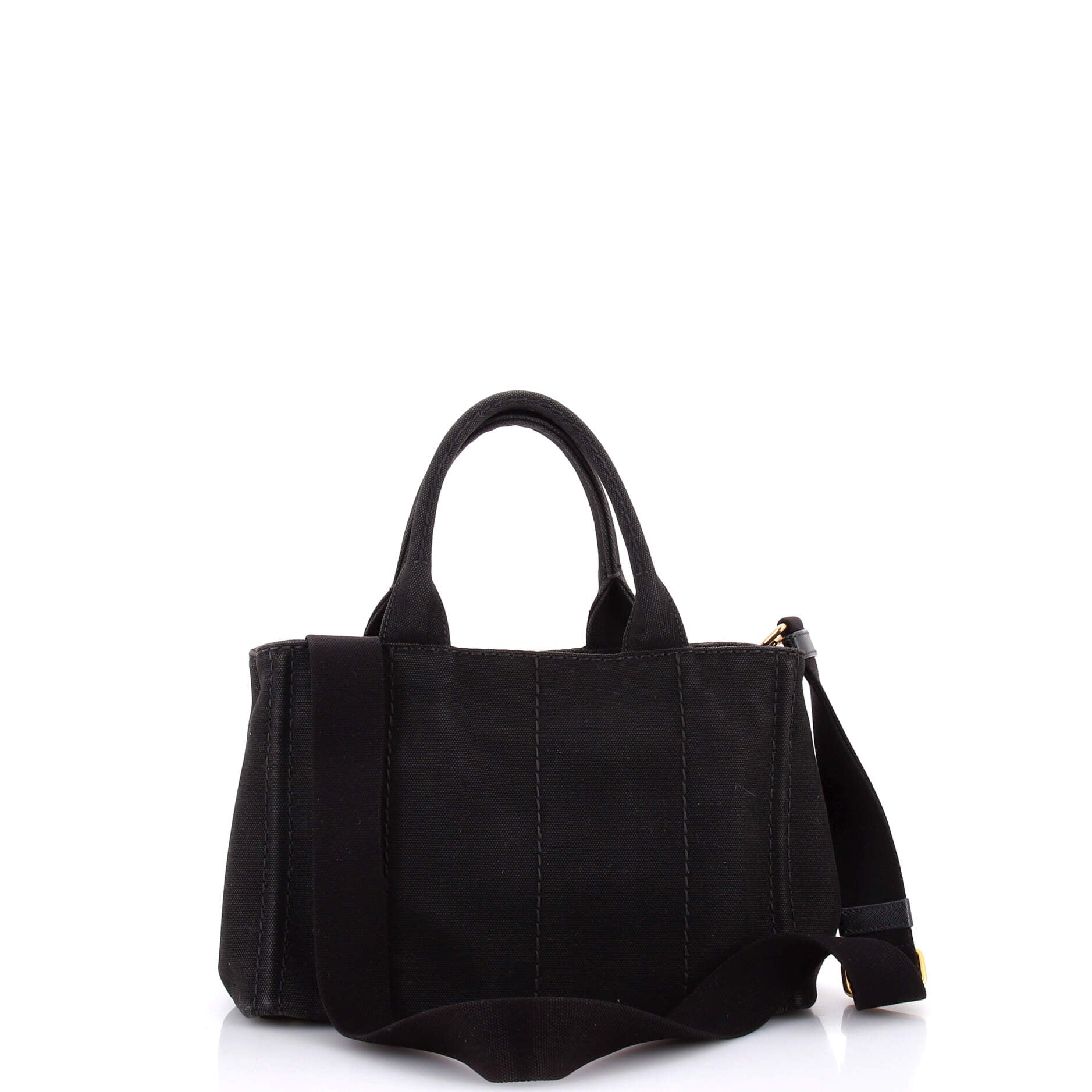 Prada Canapa Convertible Tote Canvas Mini