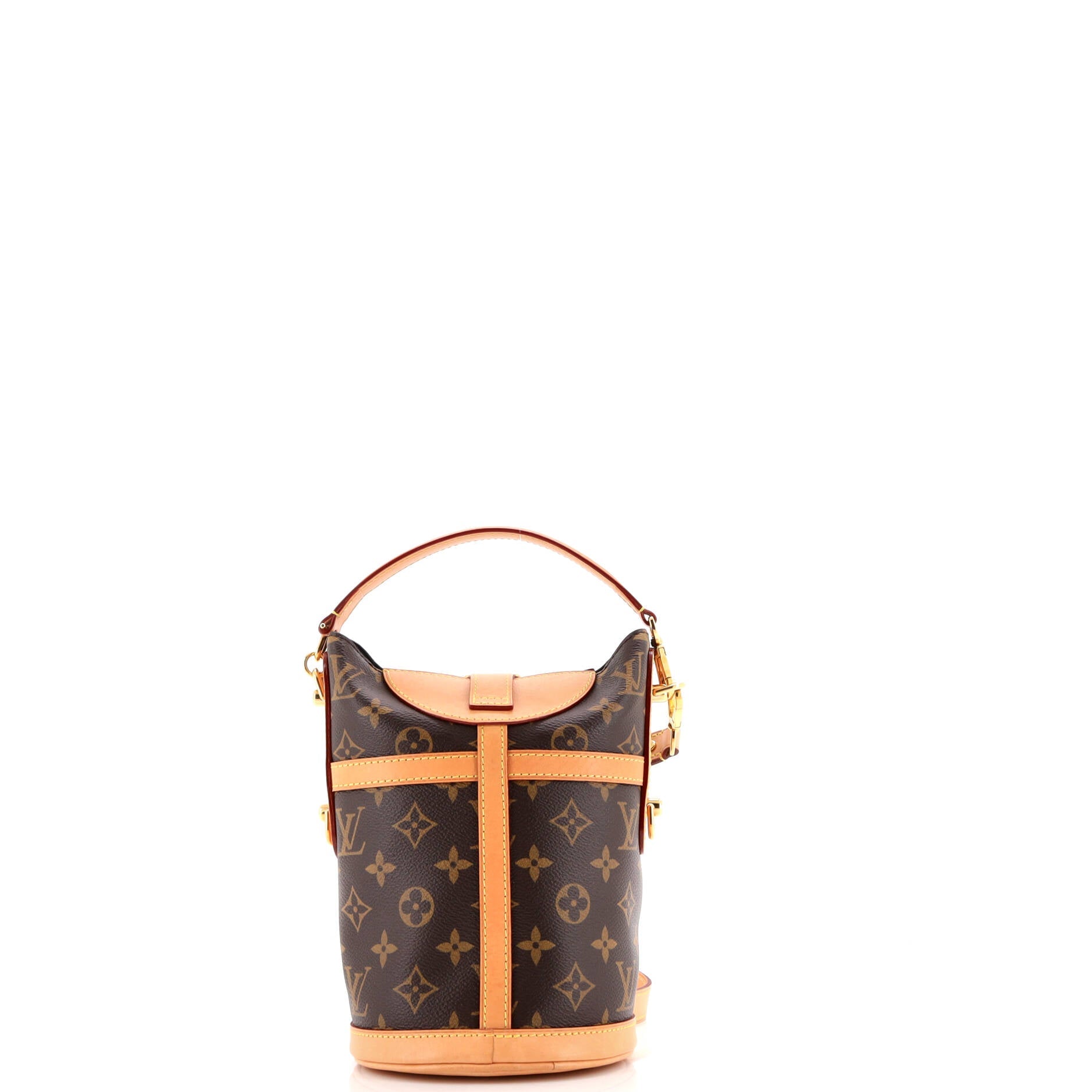 Louis Vuitton Duffle Handbag Monogram Canvas