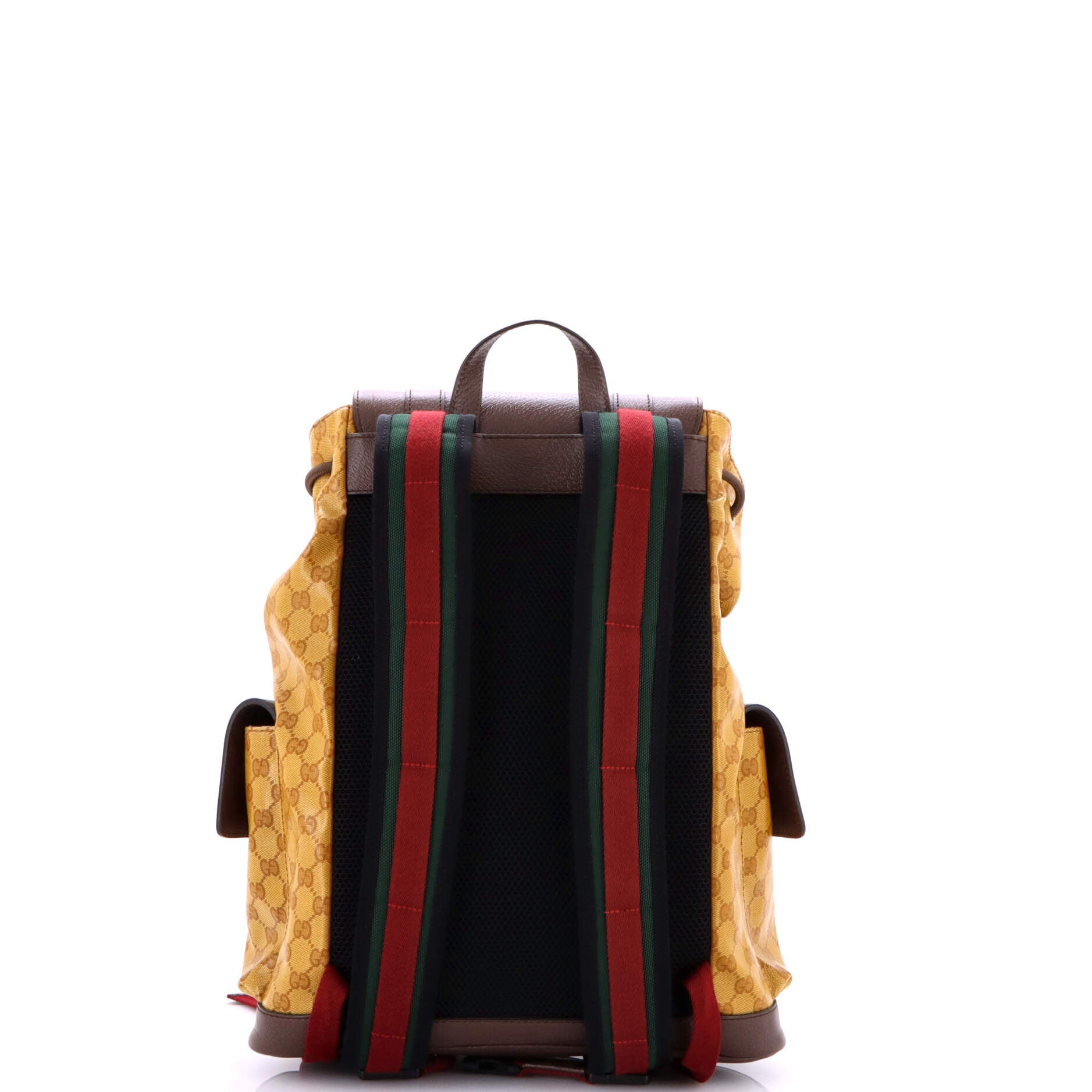 Gucci x adidas Double Pocket Buckle Backpack GG Coated Canvas Medium