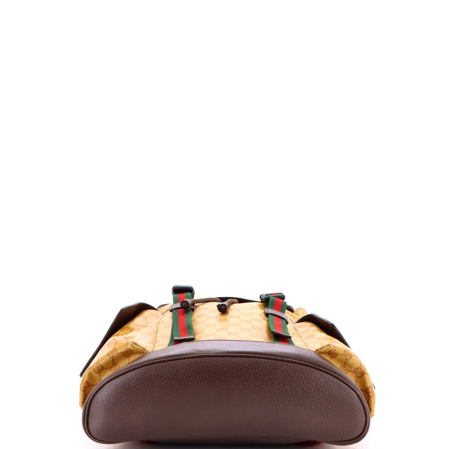Gucci x adidas Double Pocket Buckle Backpack GG Coated Canvas Medium