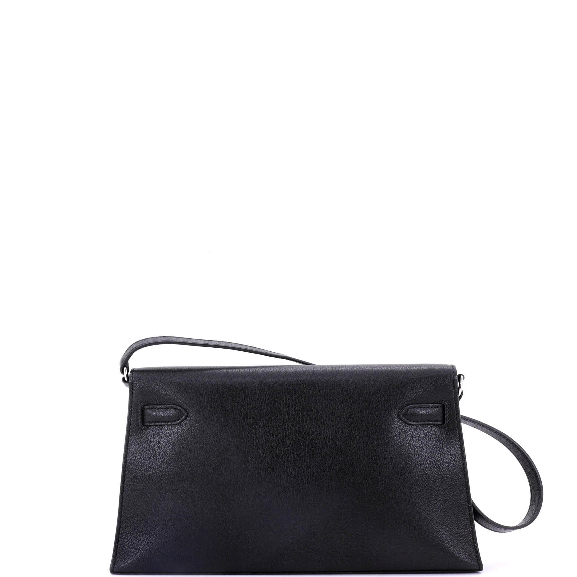 Hermes Kelly Elan Shoulder Bag Chevre Chamkila