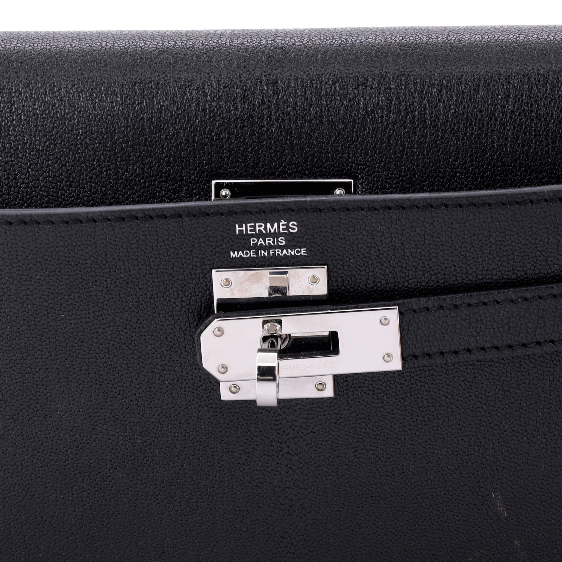 Hermes Kelly Elan Shoulder Bag Chevre Chamkila