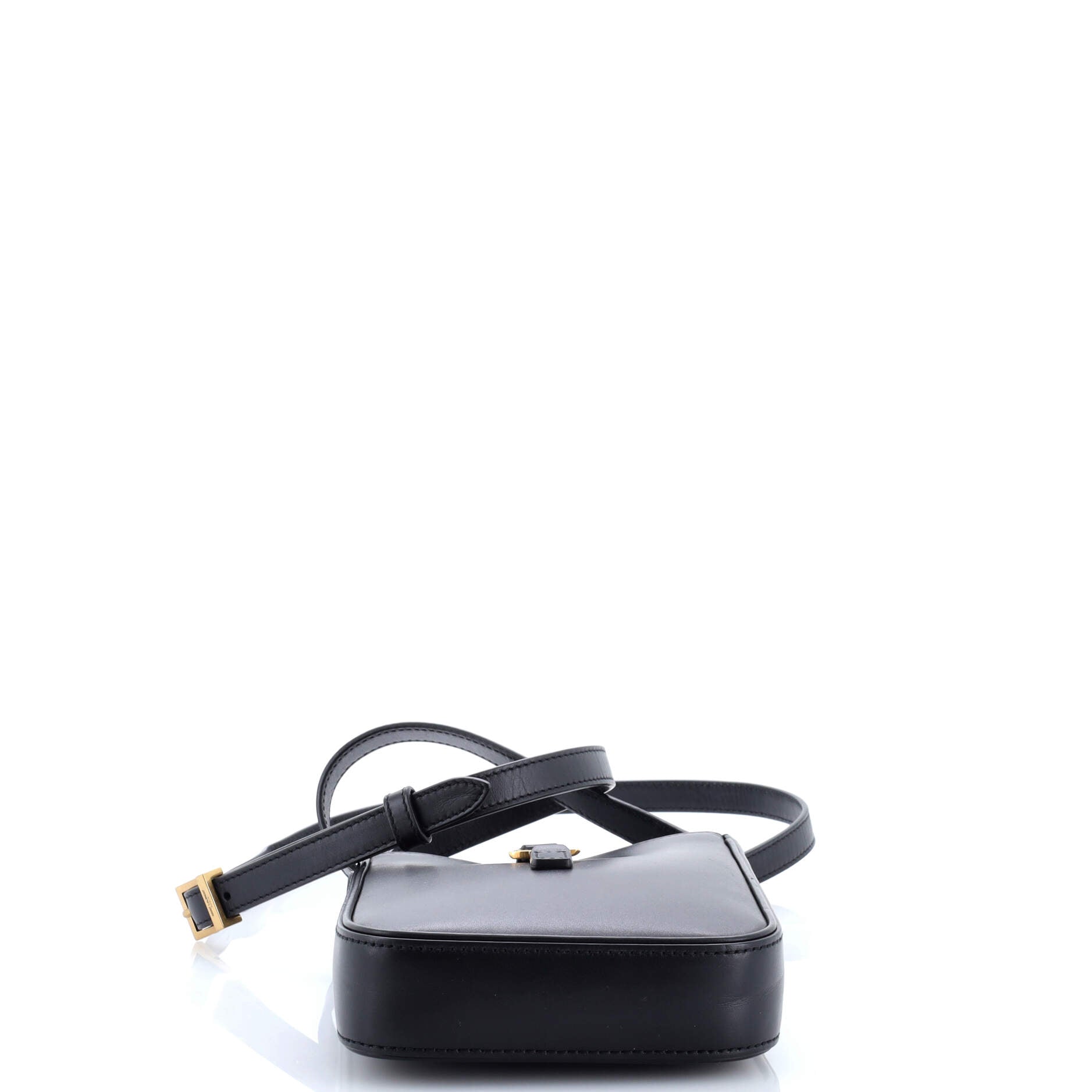 Saint Laurent Le 5 a 7 Vertical Shoulder Bag Leather Mini