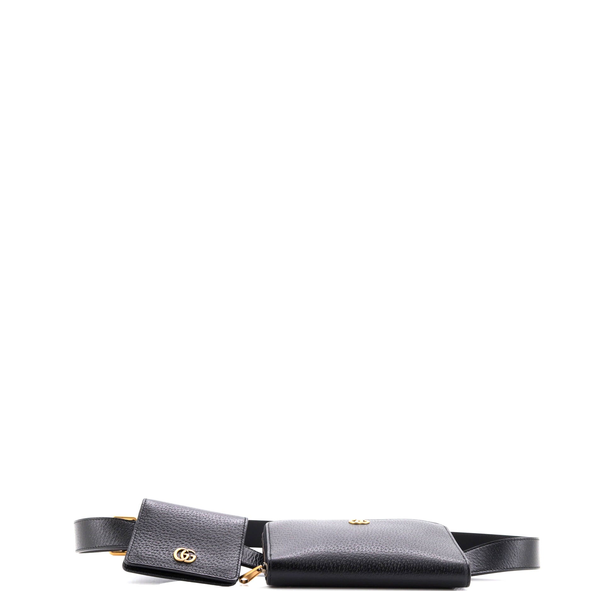 Gucci GG Marmont Double Belt Bag Leather
