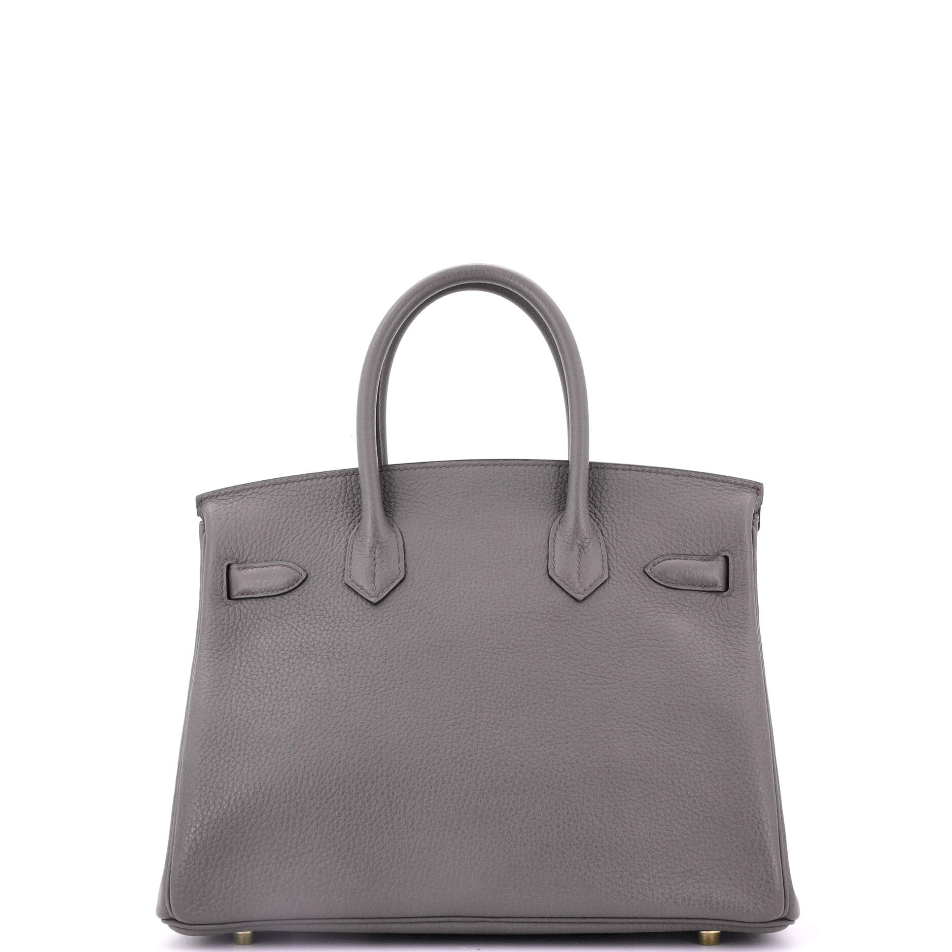 Hermes Birkin Handbag Grey Togo with Rose Gold Hardware 30