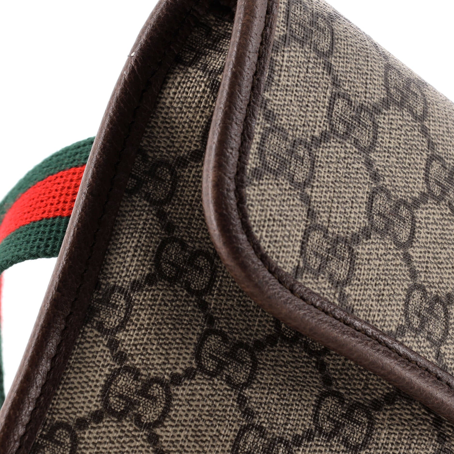 Gucci Neo Vintage Flap Belt Bag GG Coated Canvas