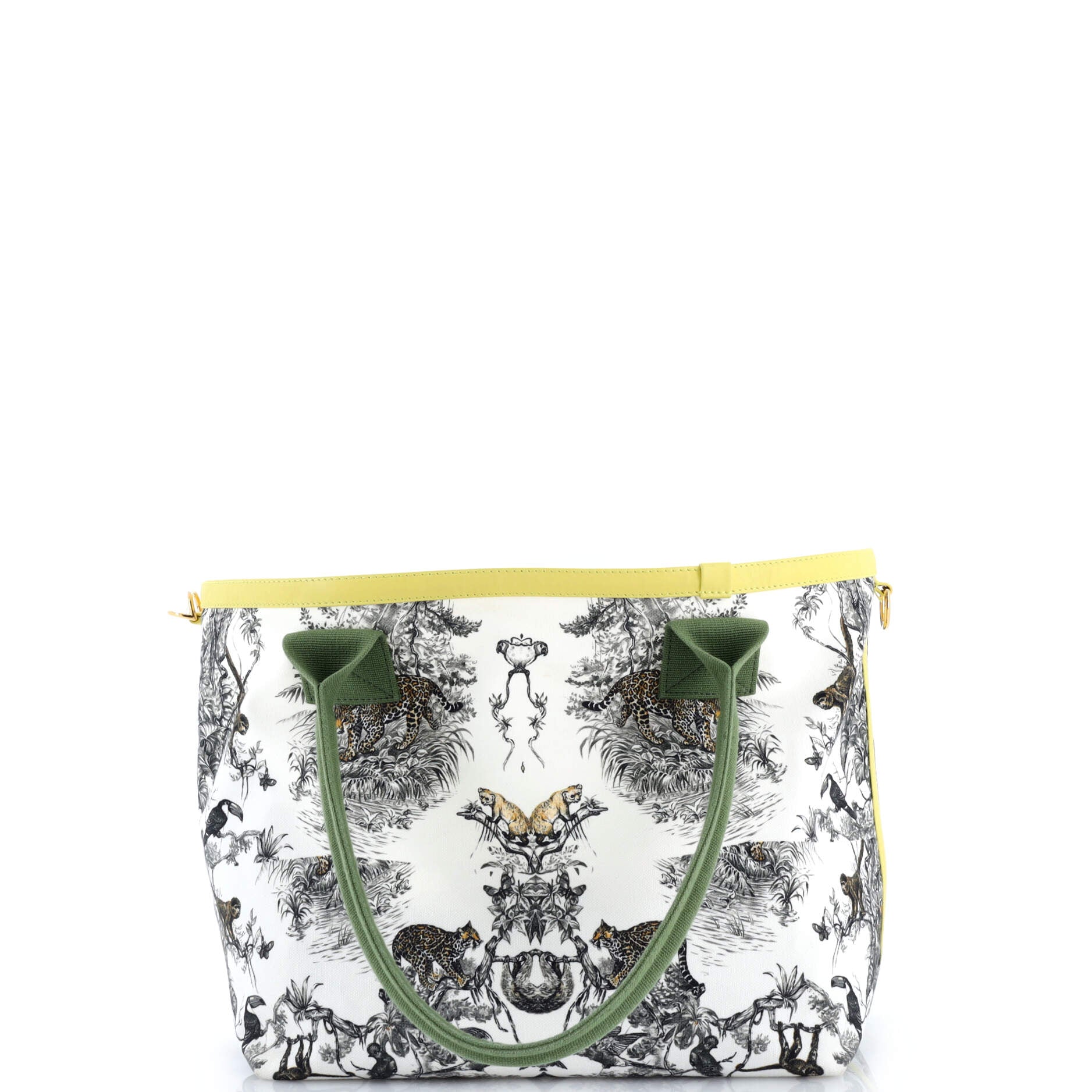 Hermes Petit H So Tote Printed Canvas