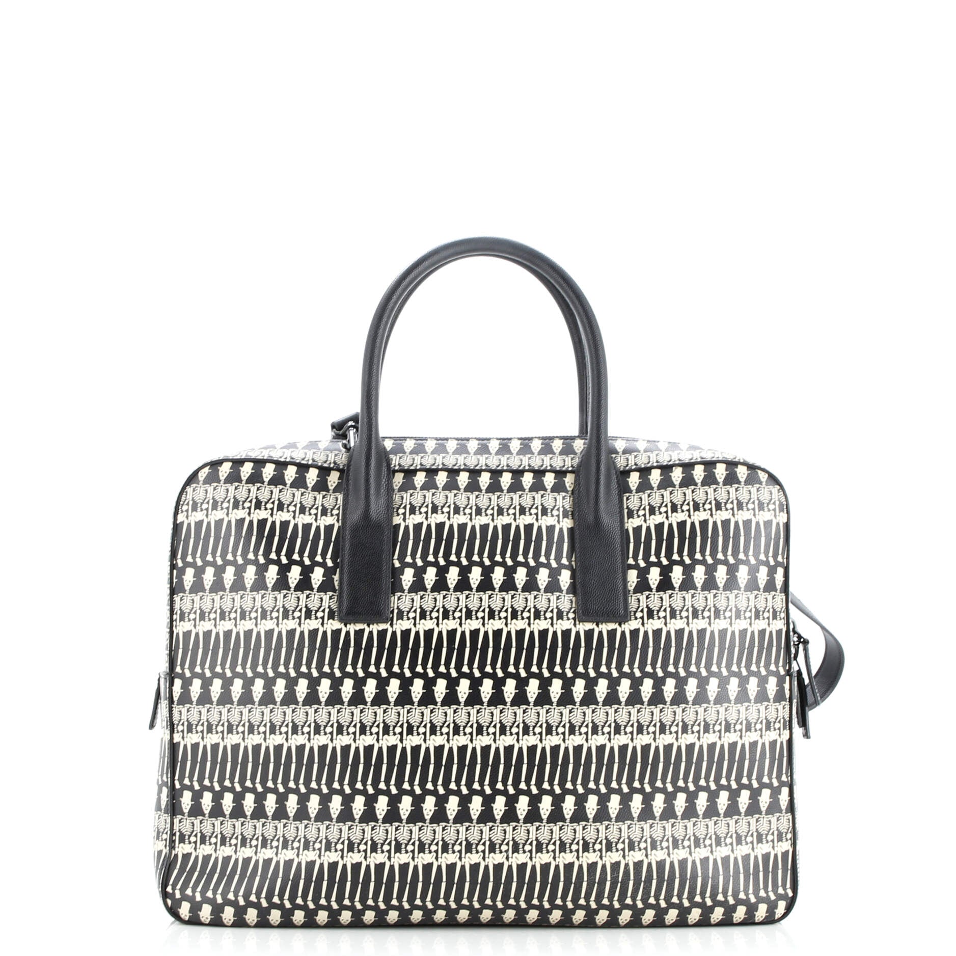 Saint Laurent Museum Briefcase Printed Leather Medium