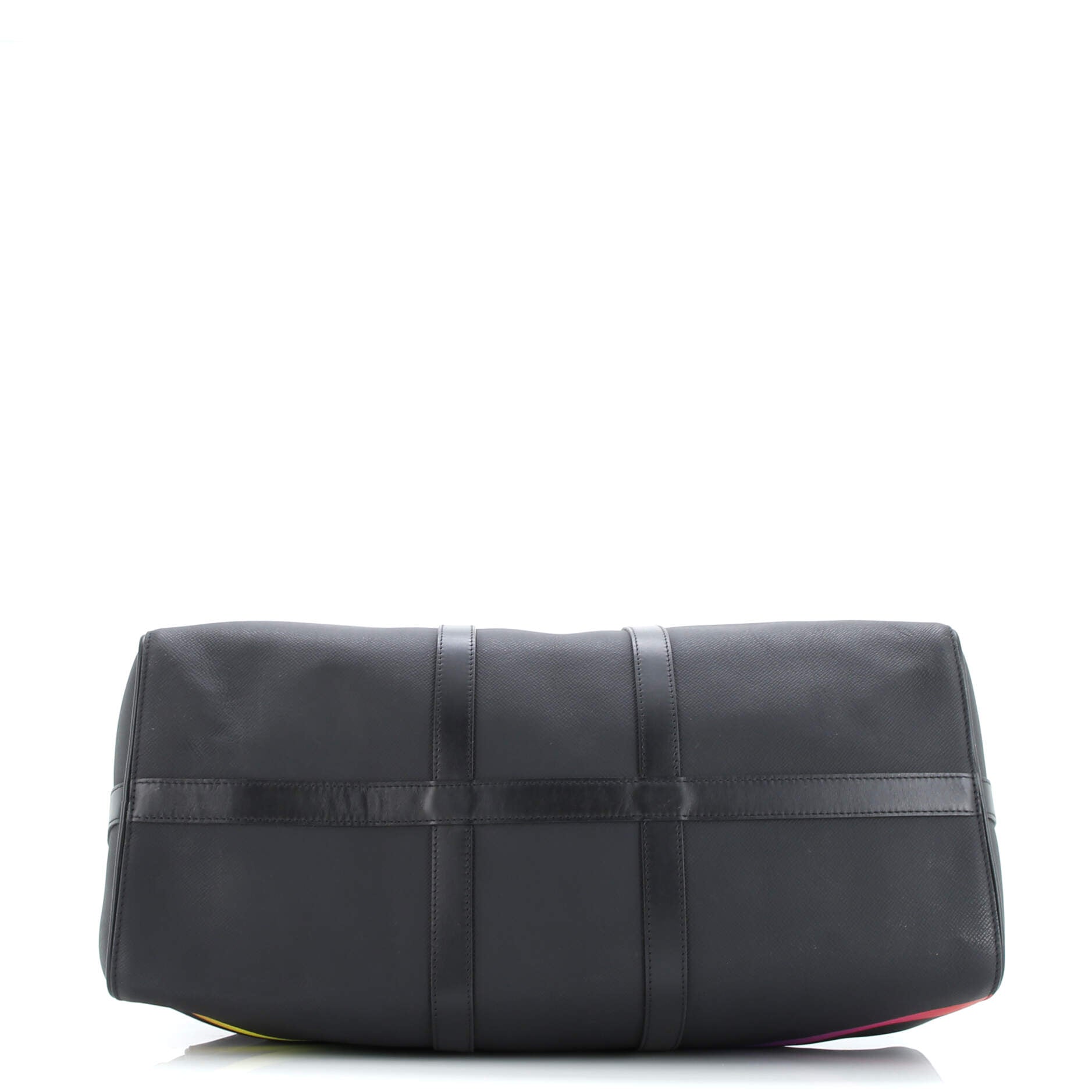 Louis Vuitton Keepall Bandouliere Bag Rainbow Taiga Leather 50