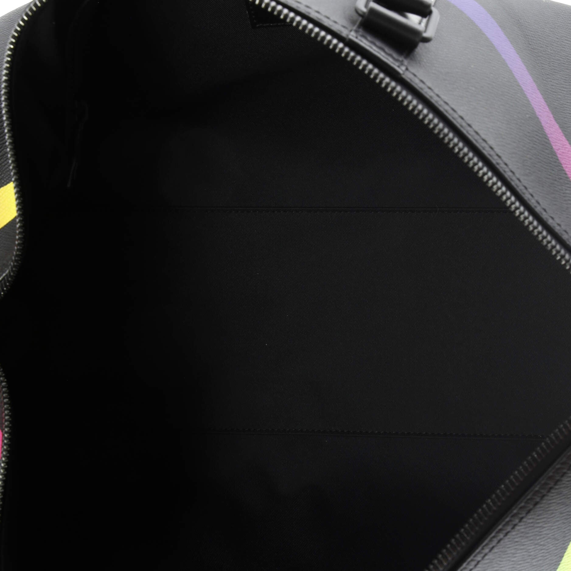 Louis Vuitton Keepall Bandouliere Bag Rainbow Taiga Leather 50