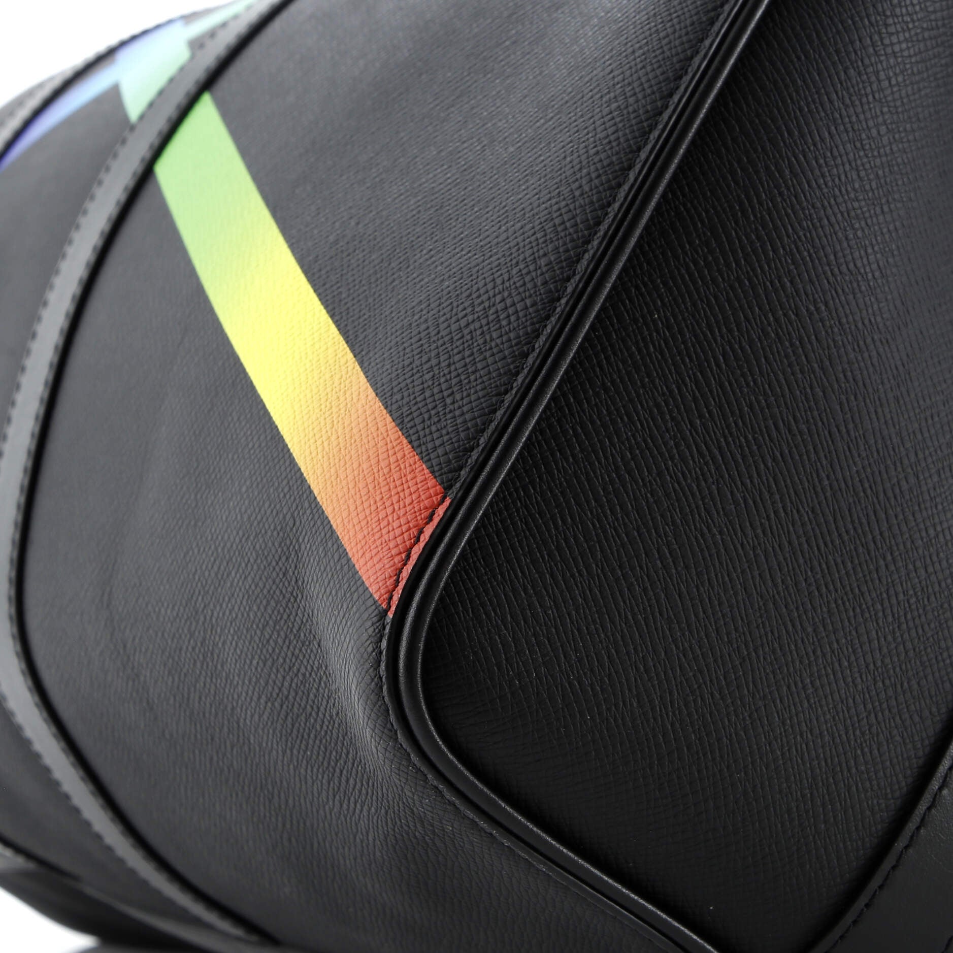 Louis Vuitton Keepall Bandouliere Bag Rainbow Taiga Leather 50