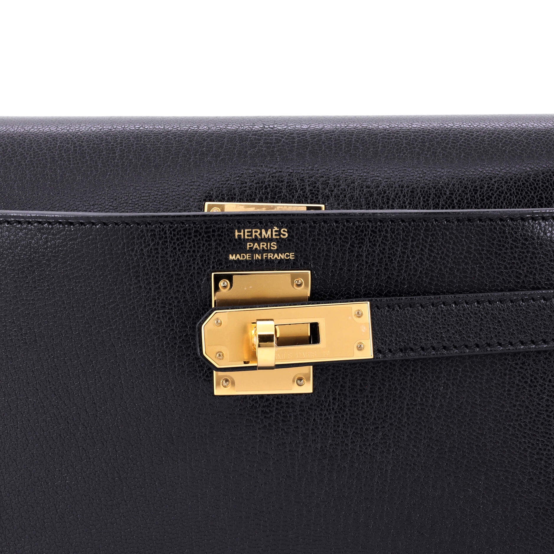 Hermes Kelly Elan Shoulder Bag Chevre Chamkila