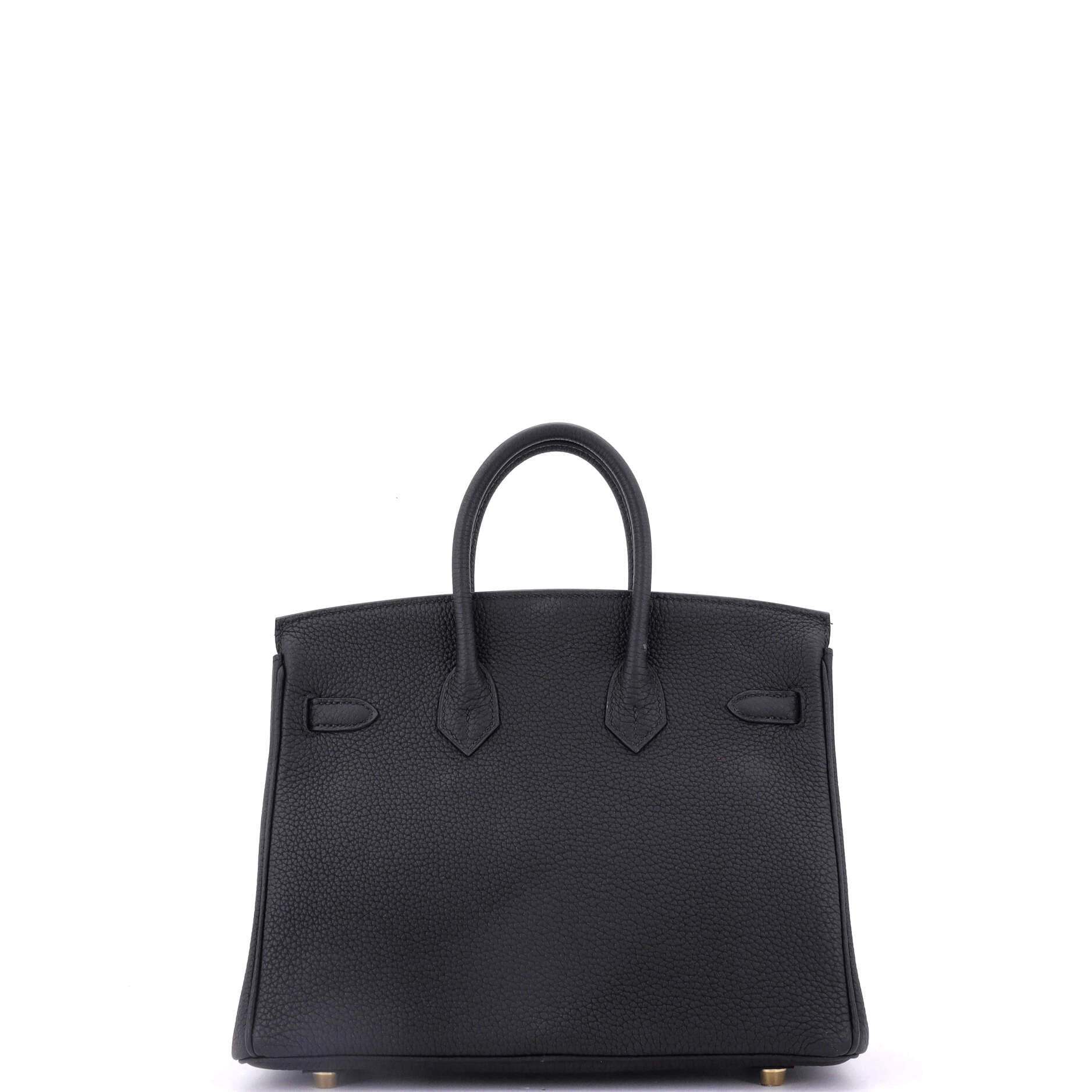 Hermes Birkin Handbag Black Togo with Gold Hardware 25