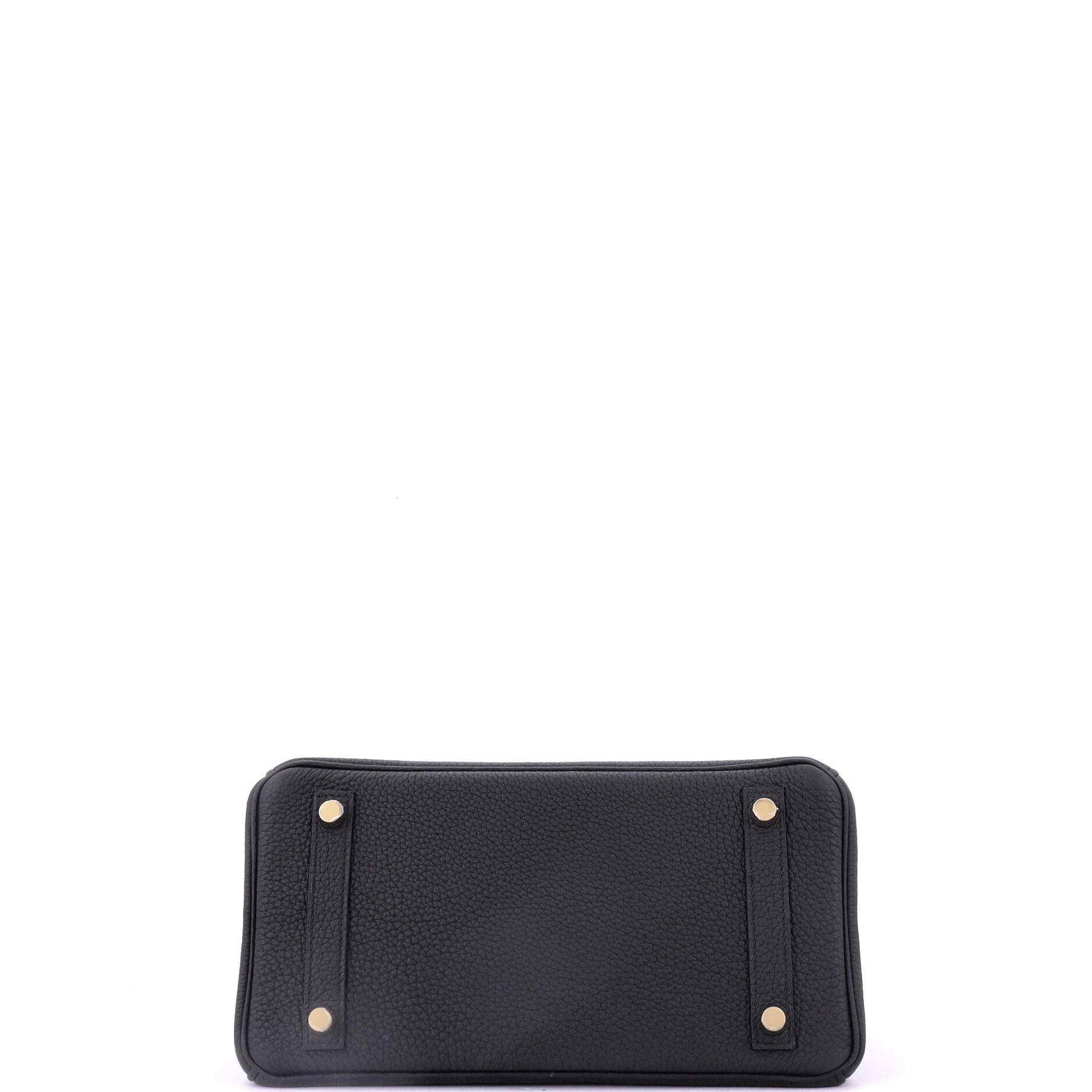Hermes Birkin Handbag Black Togo with Gold Hardware 25