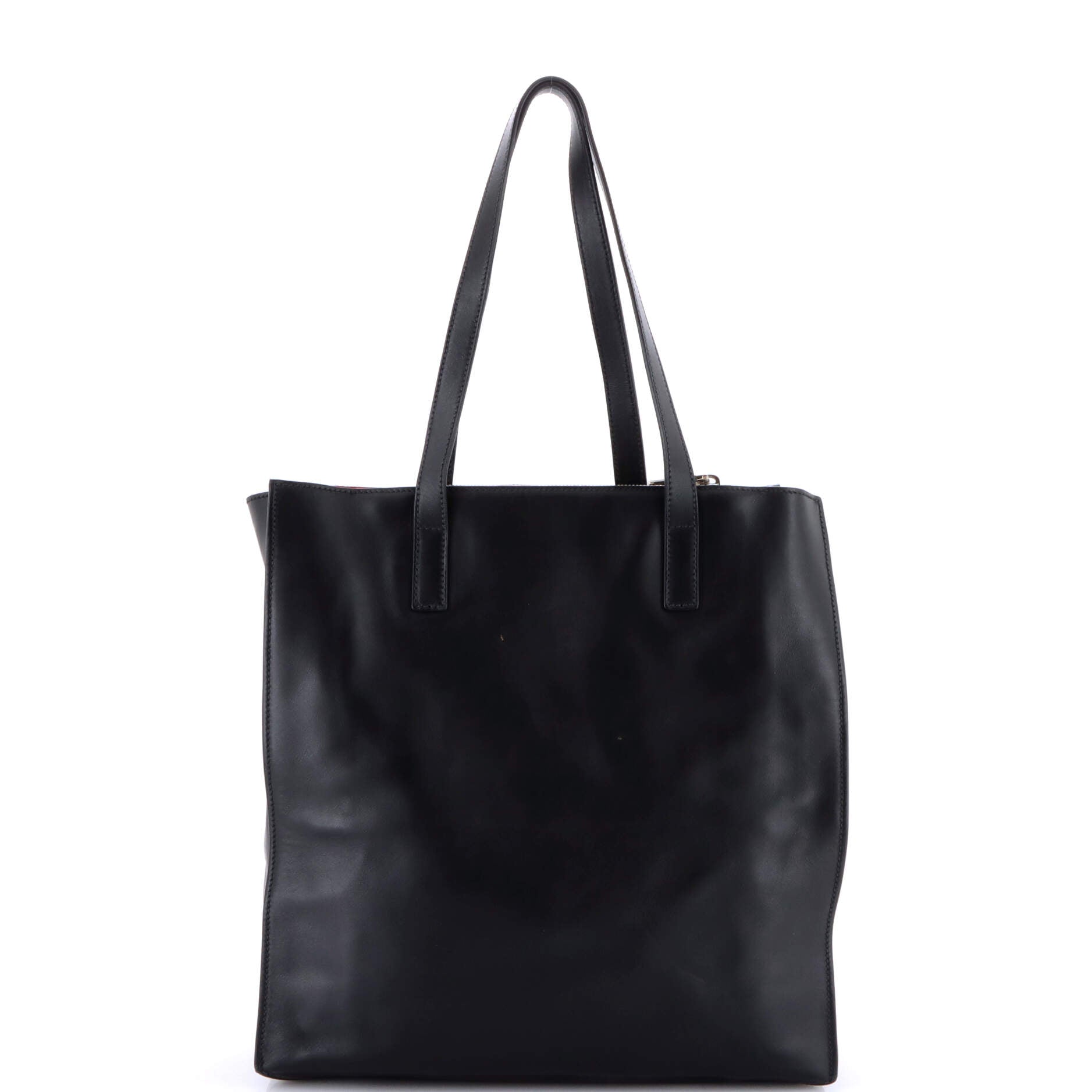 Prada Slim Tote Bag Soft Calf Tall