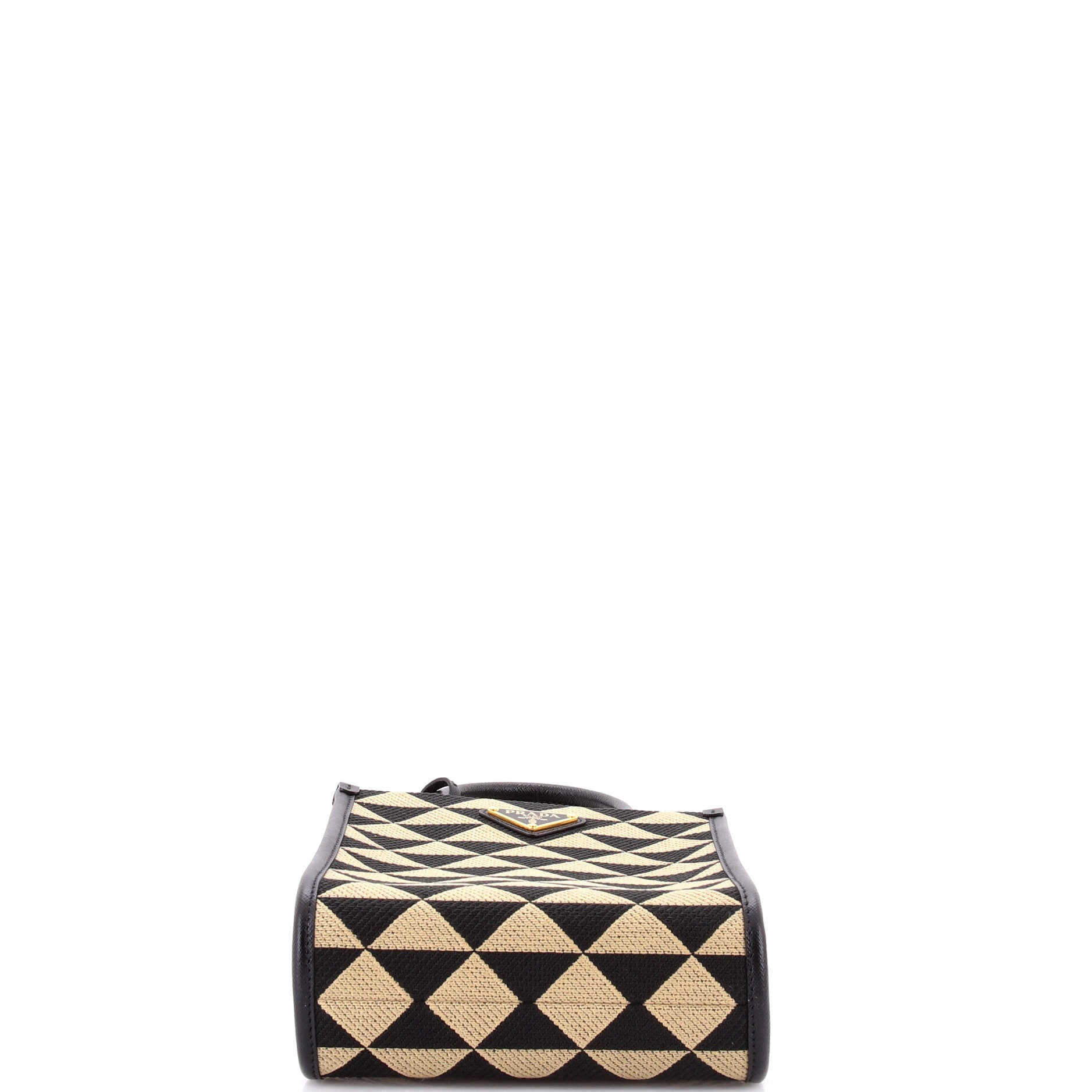Prada Symbole Shopper Tote Jacquard Mini